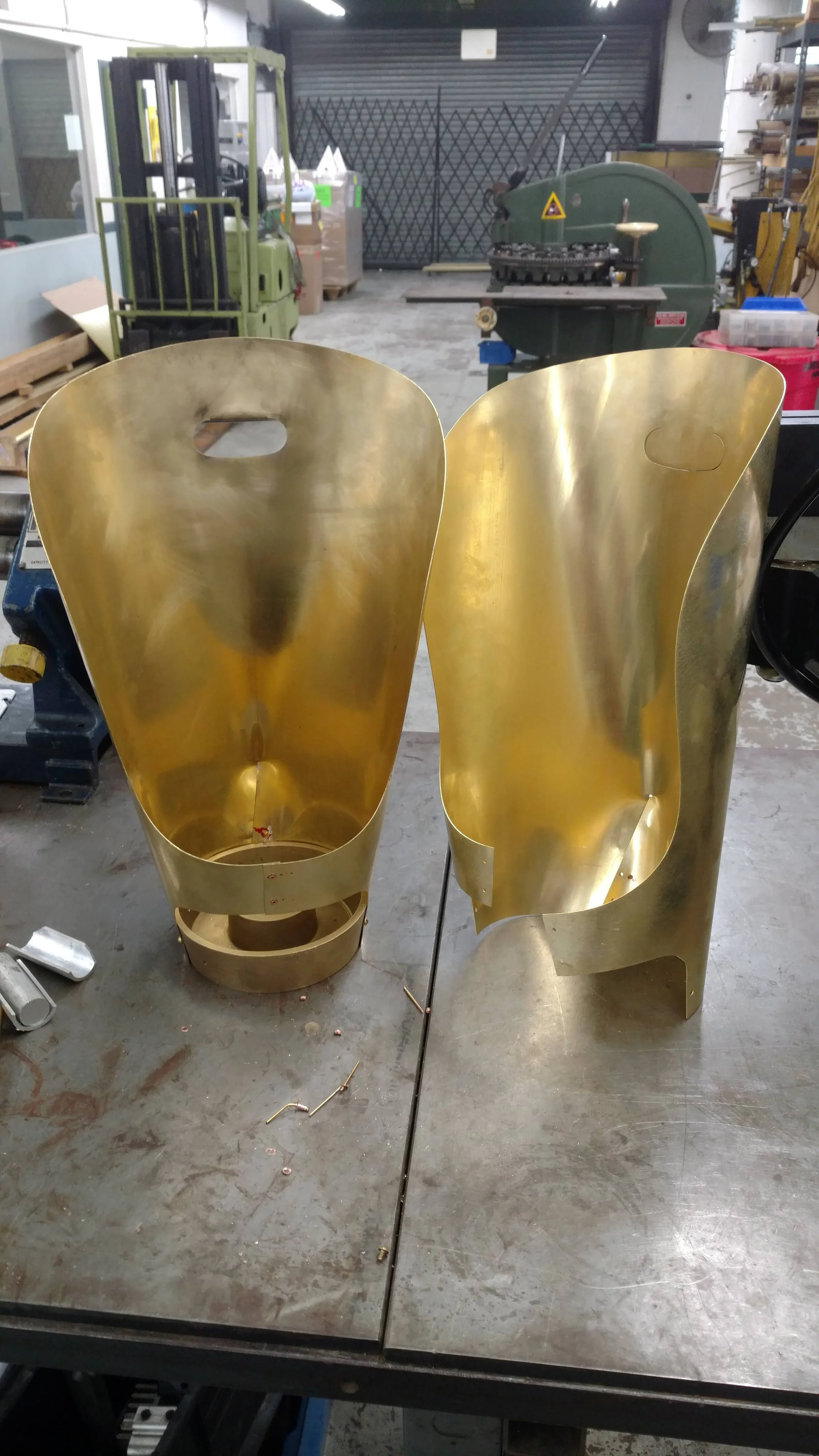 Figuring out hole locations to mate Shade to Base 