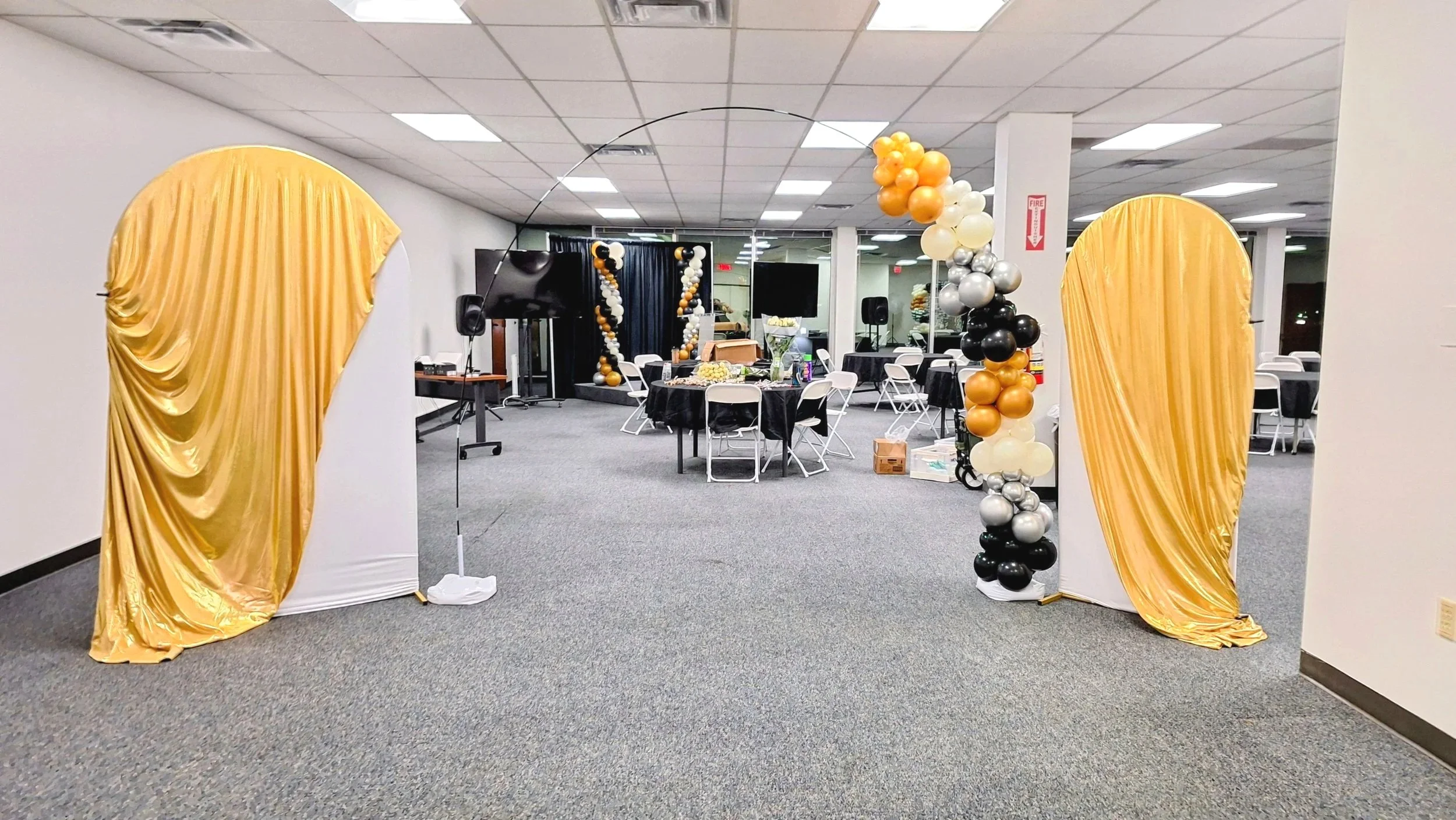 Prepping for corporate event