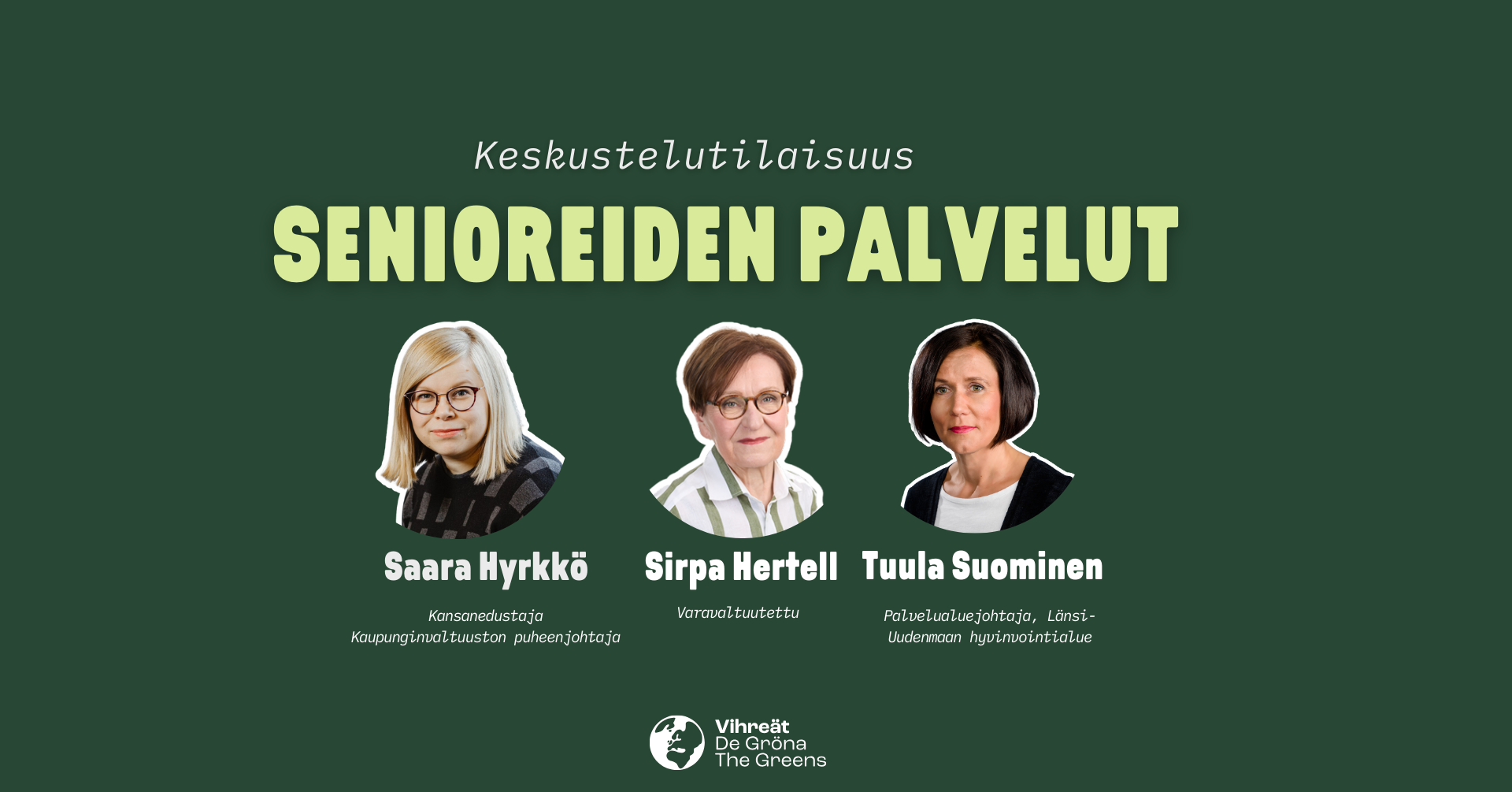 Keskustelutilaisuus: Senioreiden palvelut