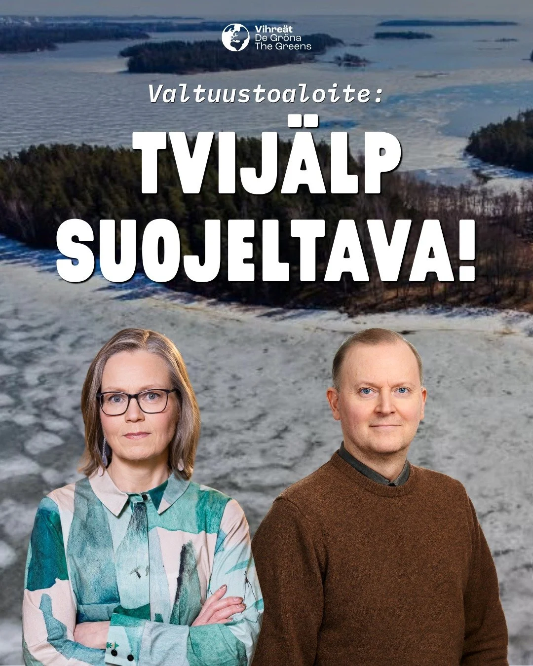 Tvij&auml;lp on Westendin edustalla sijaitseva noin 16 hehtaarin kokoinen saari, joka on s&auml;ilynyt l&auml;hes luonnontilaisena. Vihre&auml;t ovat jo vuosia puolustaneet saaren luontoarvoja ja vastustaneet saareen suunniteltuja rakennushankkeita.
