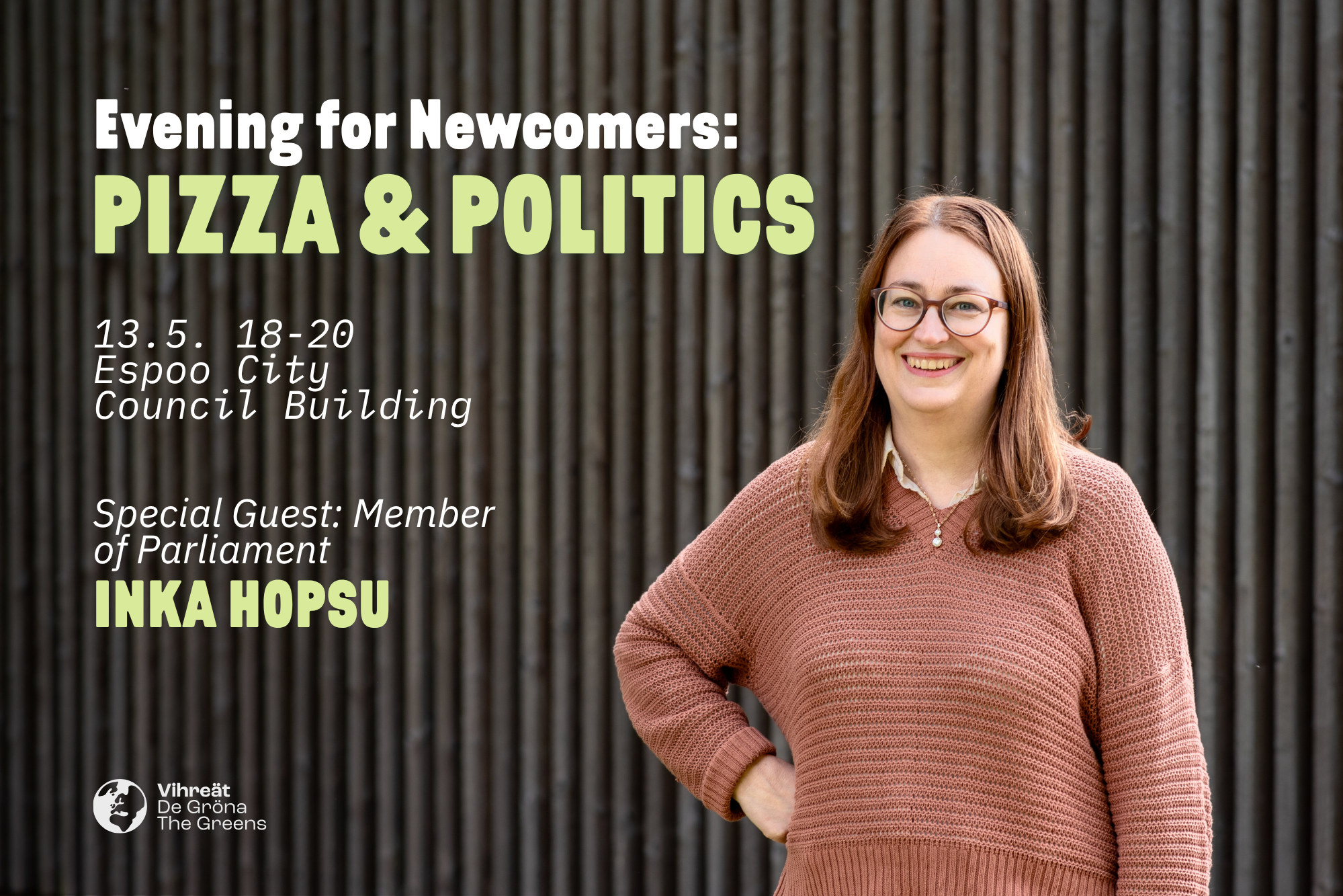 Evening for Newcomers: Pizza & Politics 