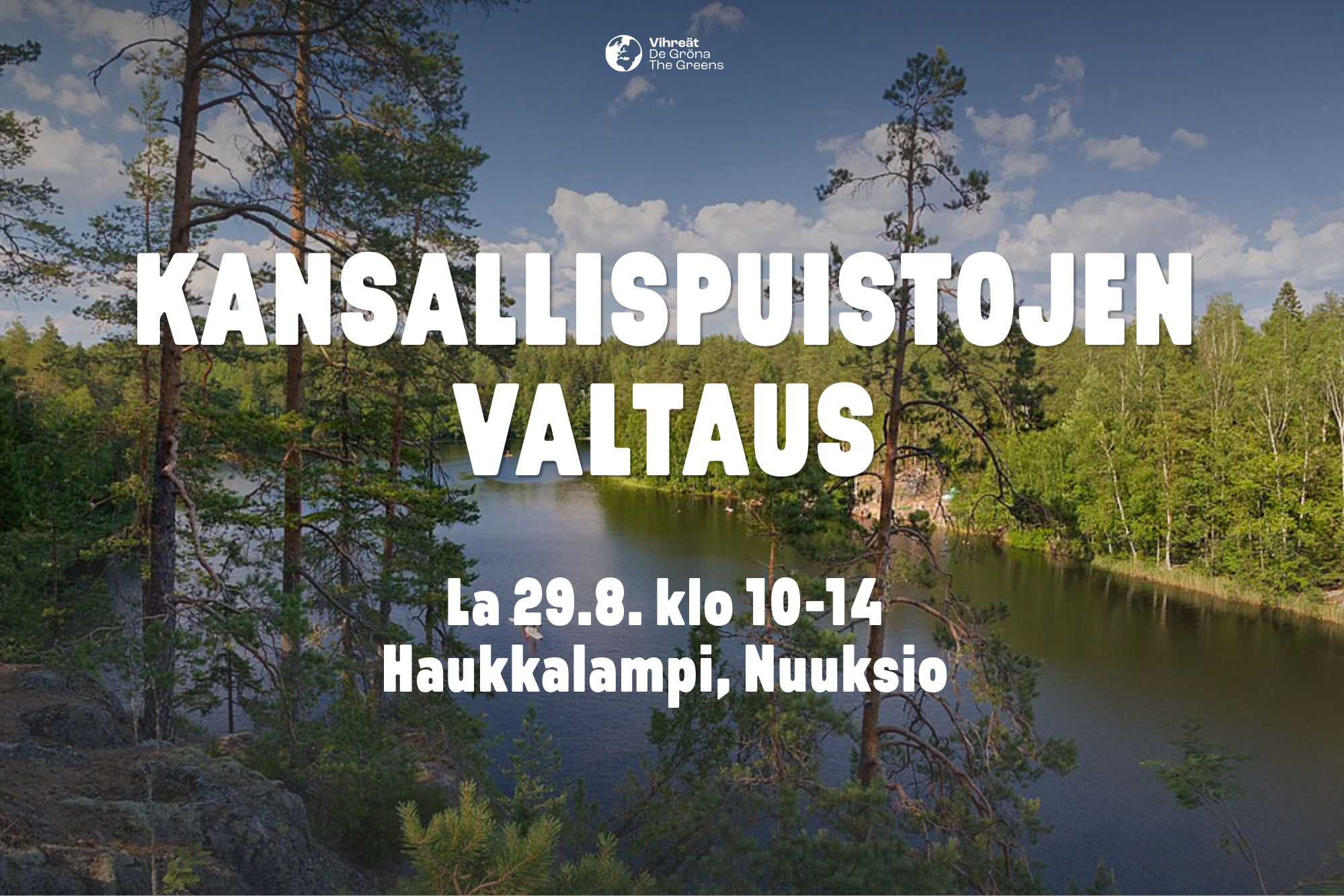 Kansallispuistojen valtaus Nuuksiossa
