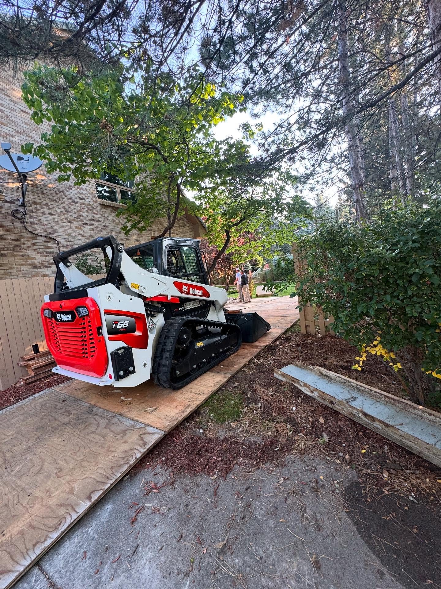 Job #2 for the BRAND NEW Bobcat T66. Our friends over at DRF construction scooped the machine and a concrete breaker for a large residential project in Greenwood Village. They know The Boyz are the #1 partner in hard work and continue to let us prove