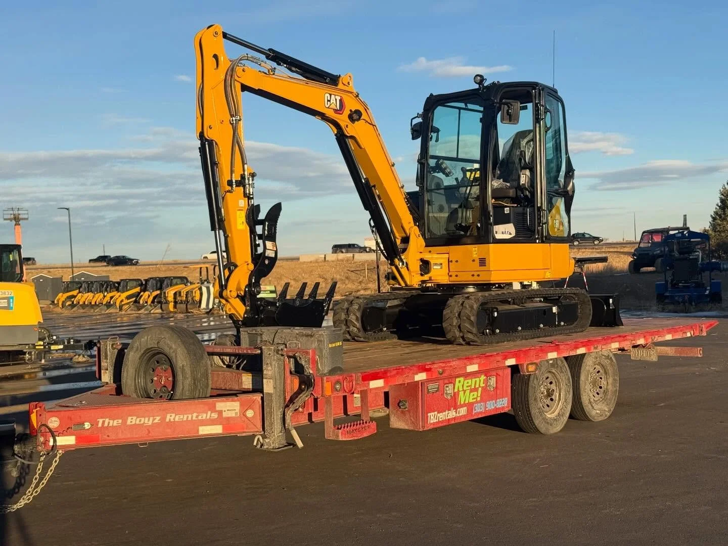 New Iron!! (Part 1). Today The Boyz had TWINS. Weighing in at 10,300 lbs these 2x Brand New CAT 304 &ldquo;Next Generation&rdquo; excavators are fully loaded with enclosed cabs, HVAC, Hydraulic Thumb &amp; Bucket Quick Connect, Radio w/ Bluetooth, Co