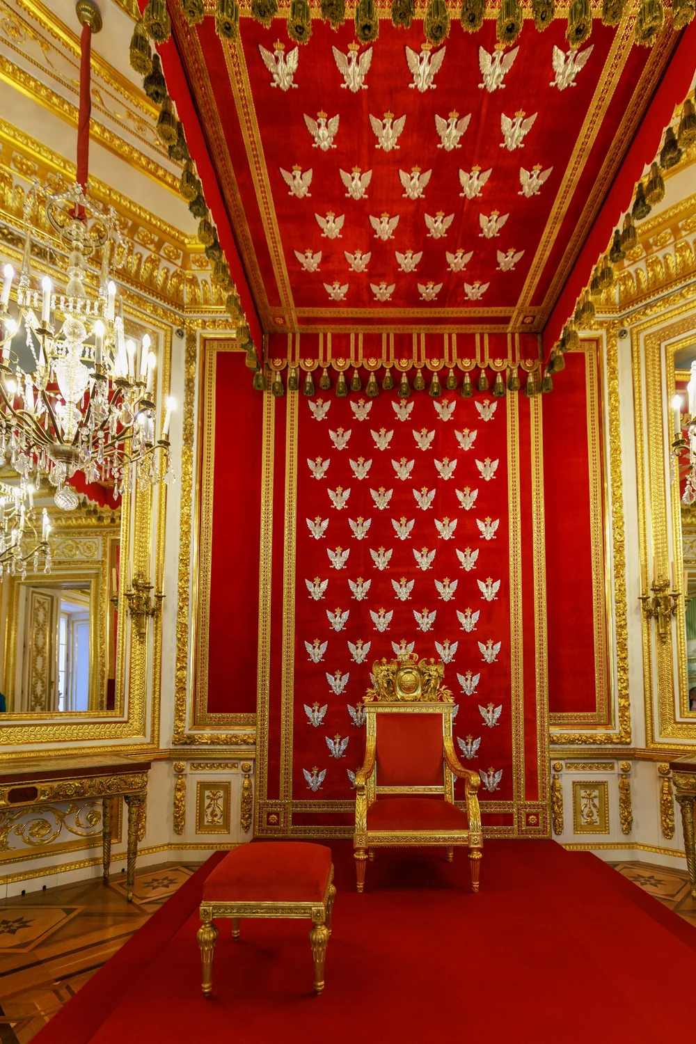The Throne Room—painstakingly reconstructed with historical accuracy from archival sources.