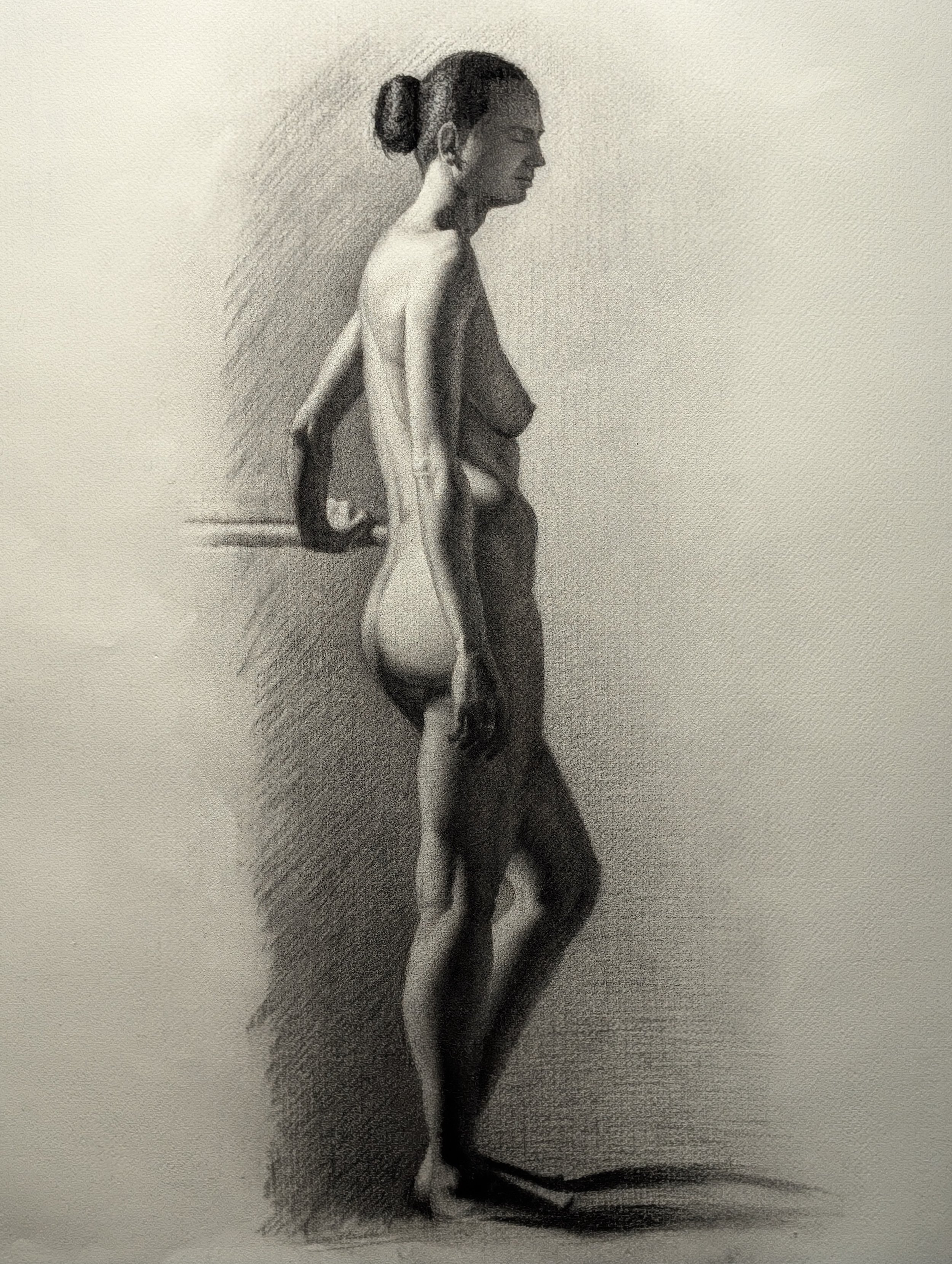 Last Bath - Charcoal, 13"x25"