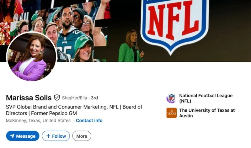 Marissa Solis LinkedIn profile