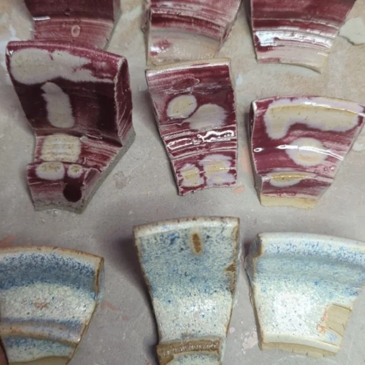 My new glaze experiments are making me all kinds of excited. Can't wait to start using these on new work. What's your favourites.

#pottery #ceramics #glaze #color #creative #experimental #beginnerpotter