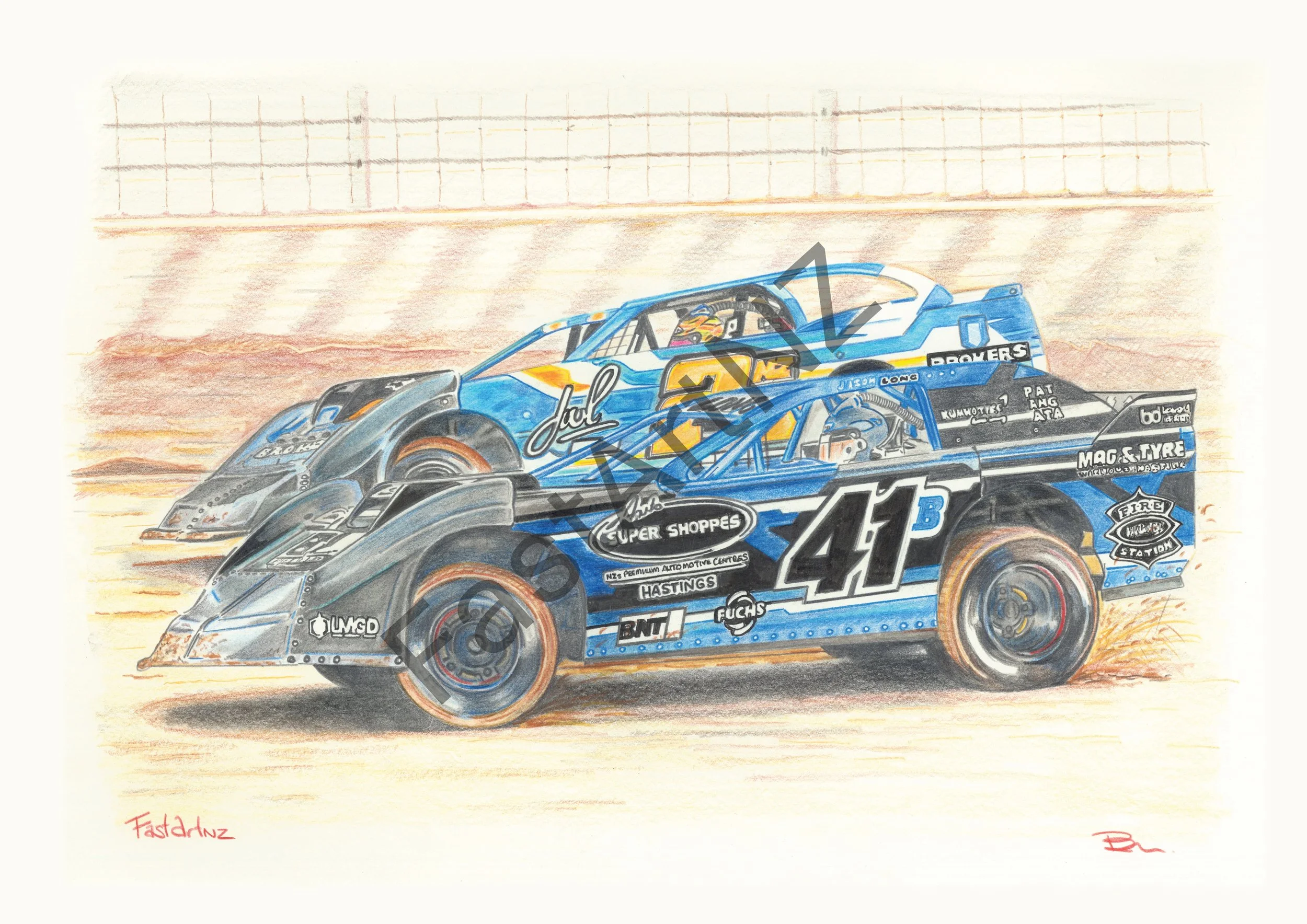 Jason Long 41B / Sam Waddell 2NZ