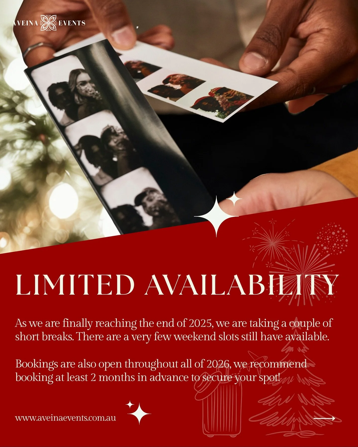 Calling in the early 2026 events too! All the best parties are already locking us in 👀📸

If you want the booth that brings the vibes, don&rsquo;t wait till it&rsquo;s too late! Our DM&rsquo;s are always open 💌