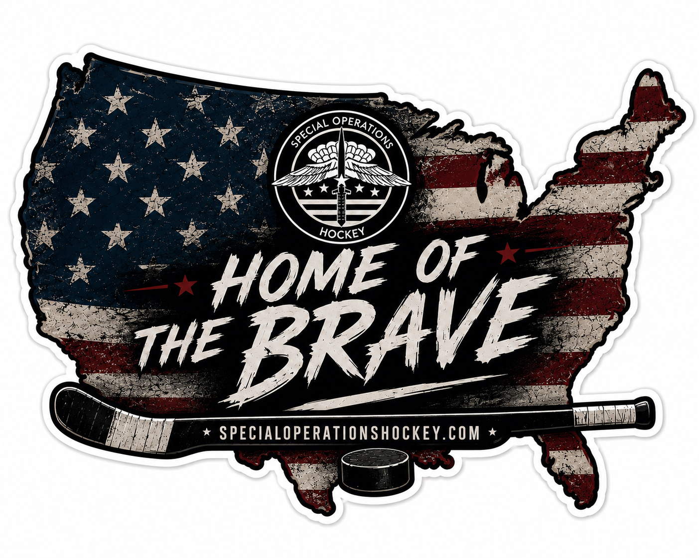 Home of The Brave Sticker