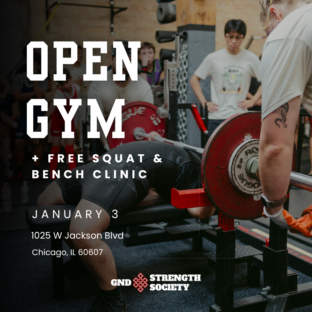Open Gym + Squat/Bench Clinic