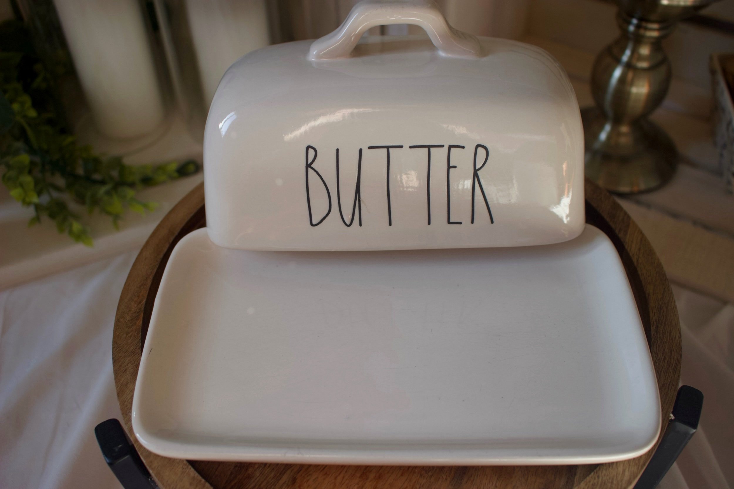 Ceramic Butter Dish - Rae Dunn