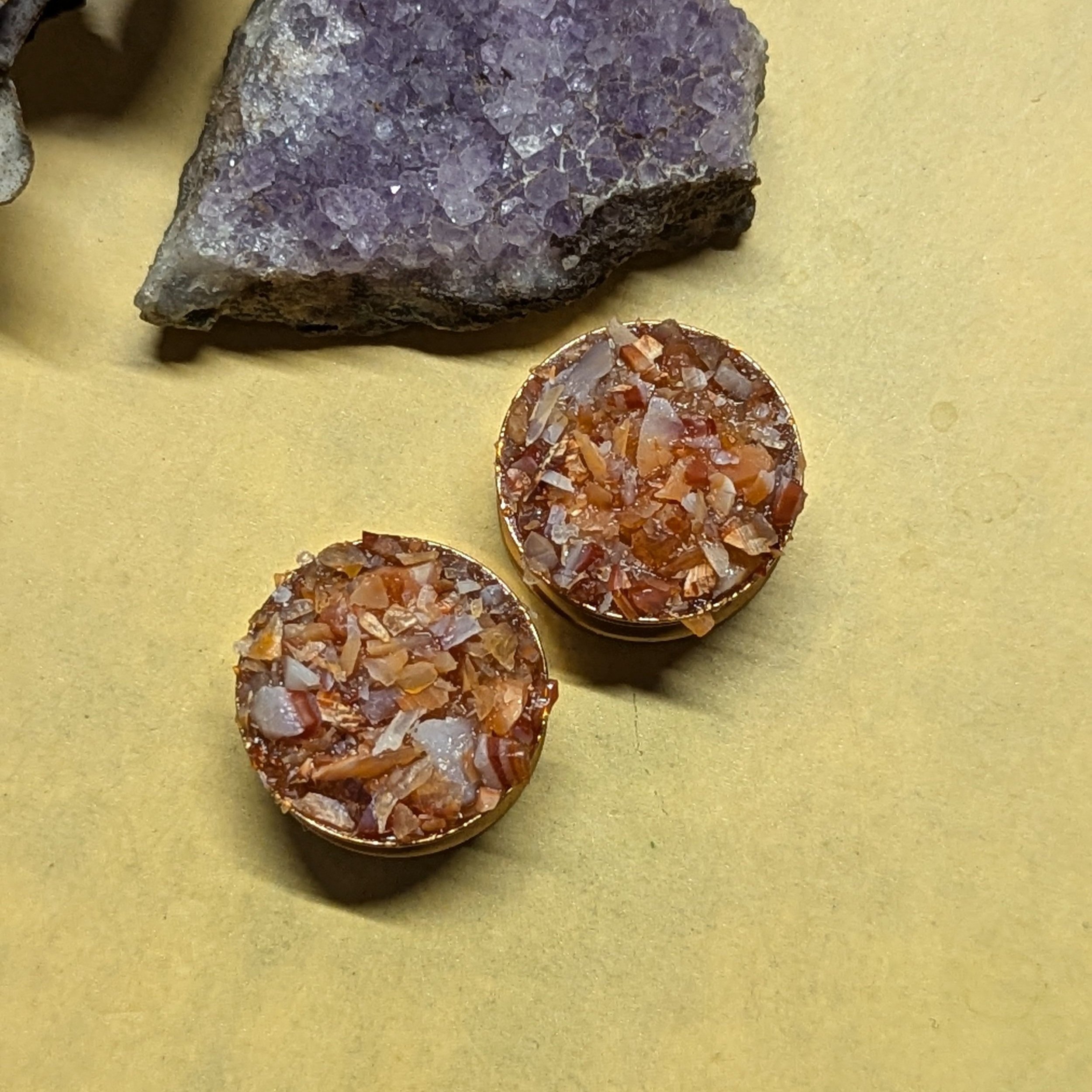 Carnelian Crystal Gauges