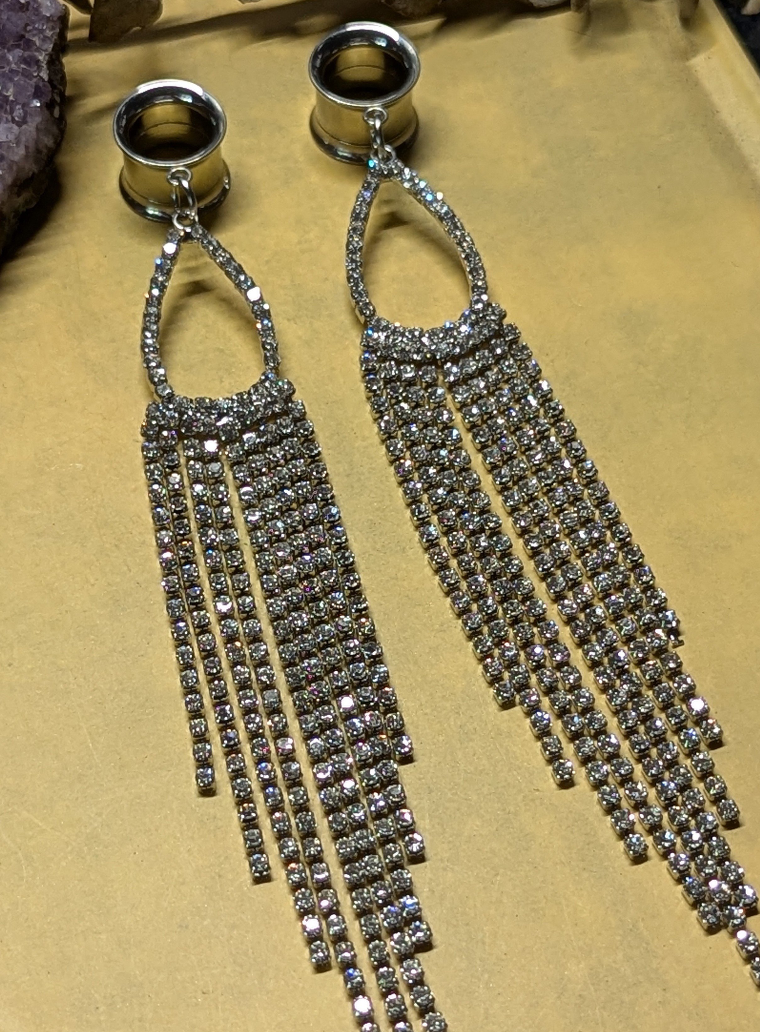 long tassel dangle gauges