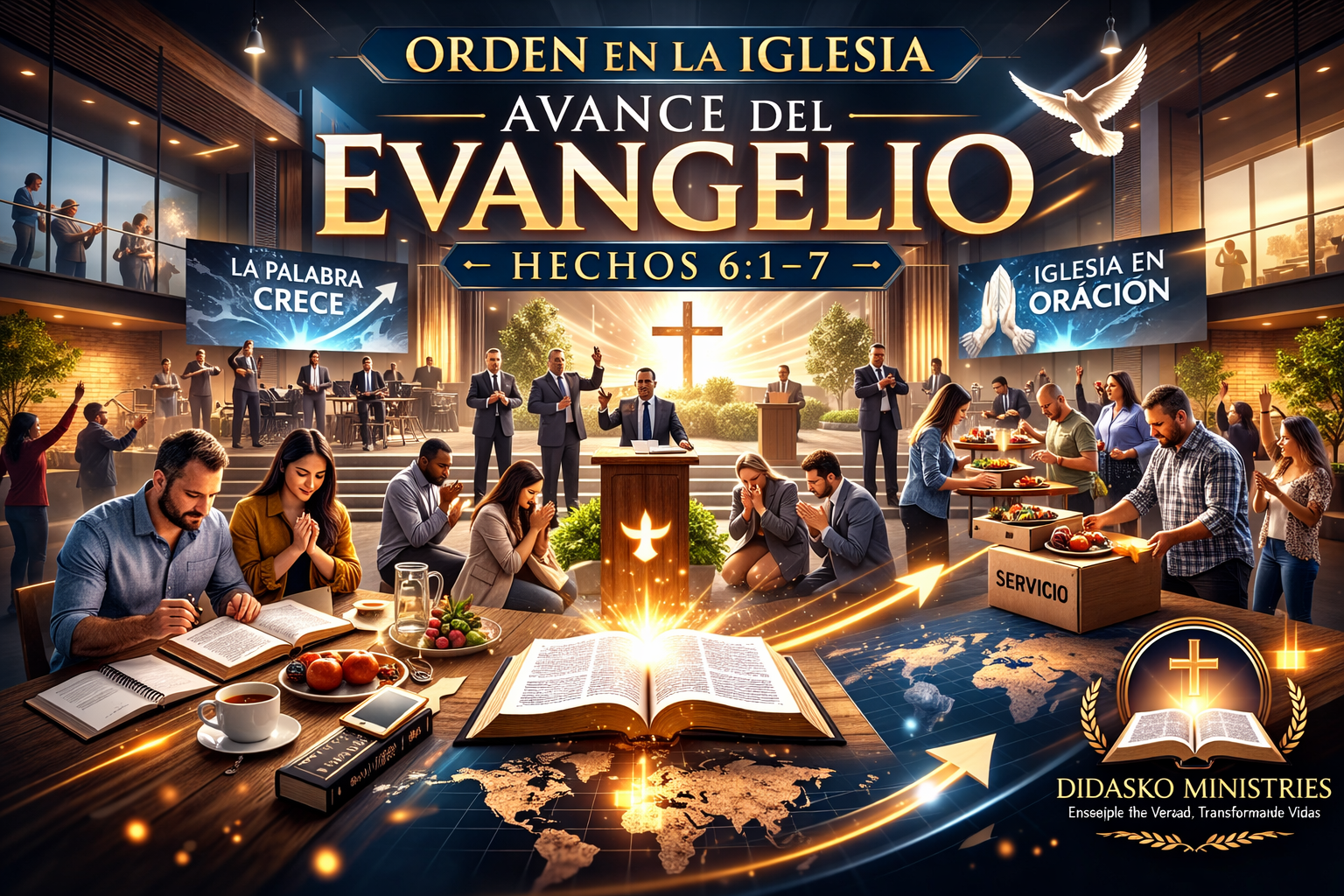 Orden en la Iglesia, Avance del Evangelio