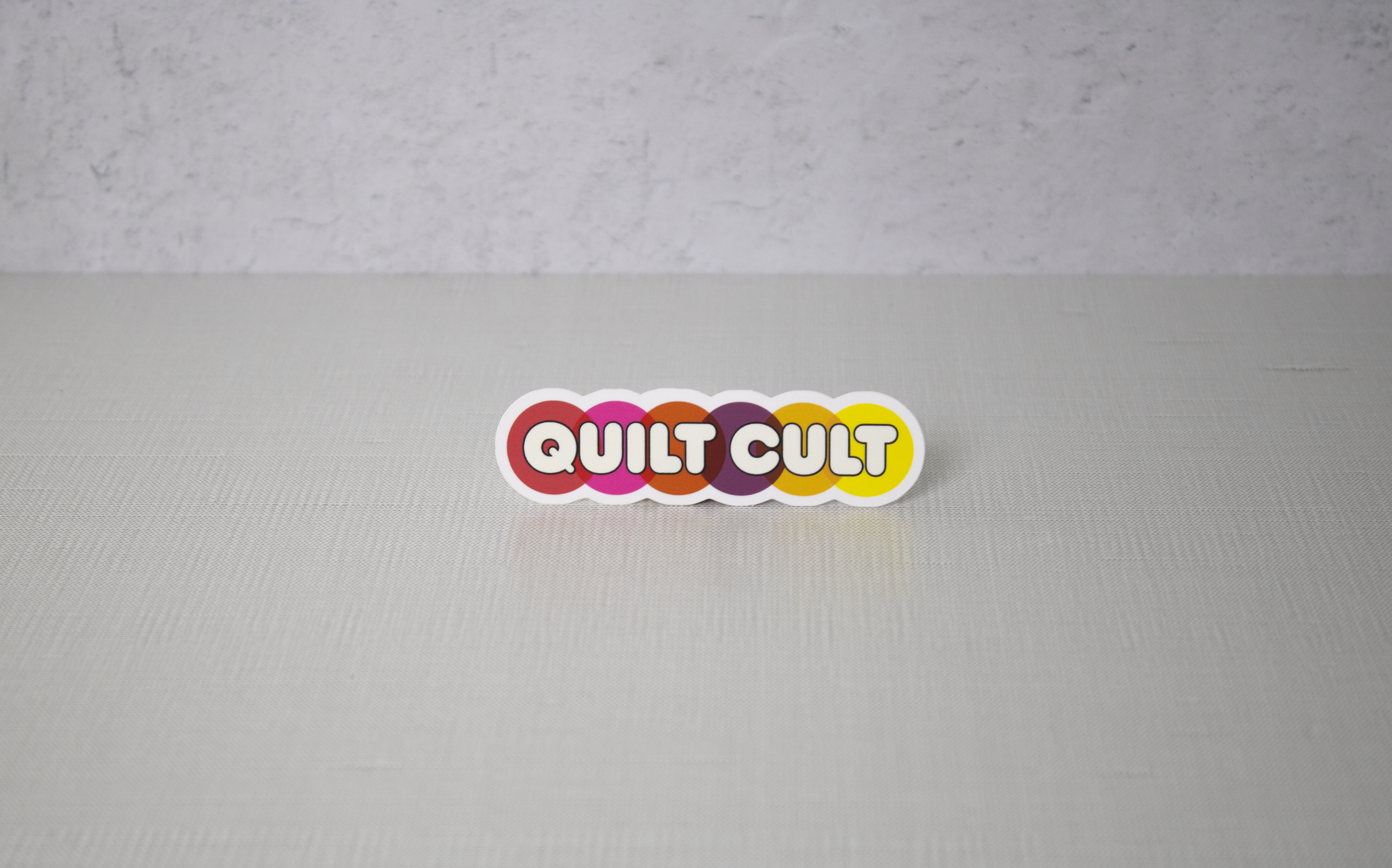 Quilt Cult Emblem Sticker