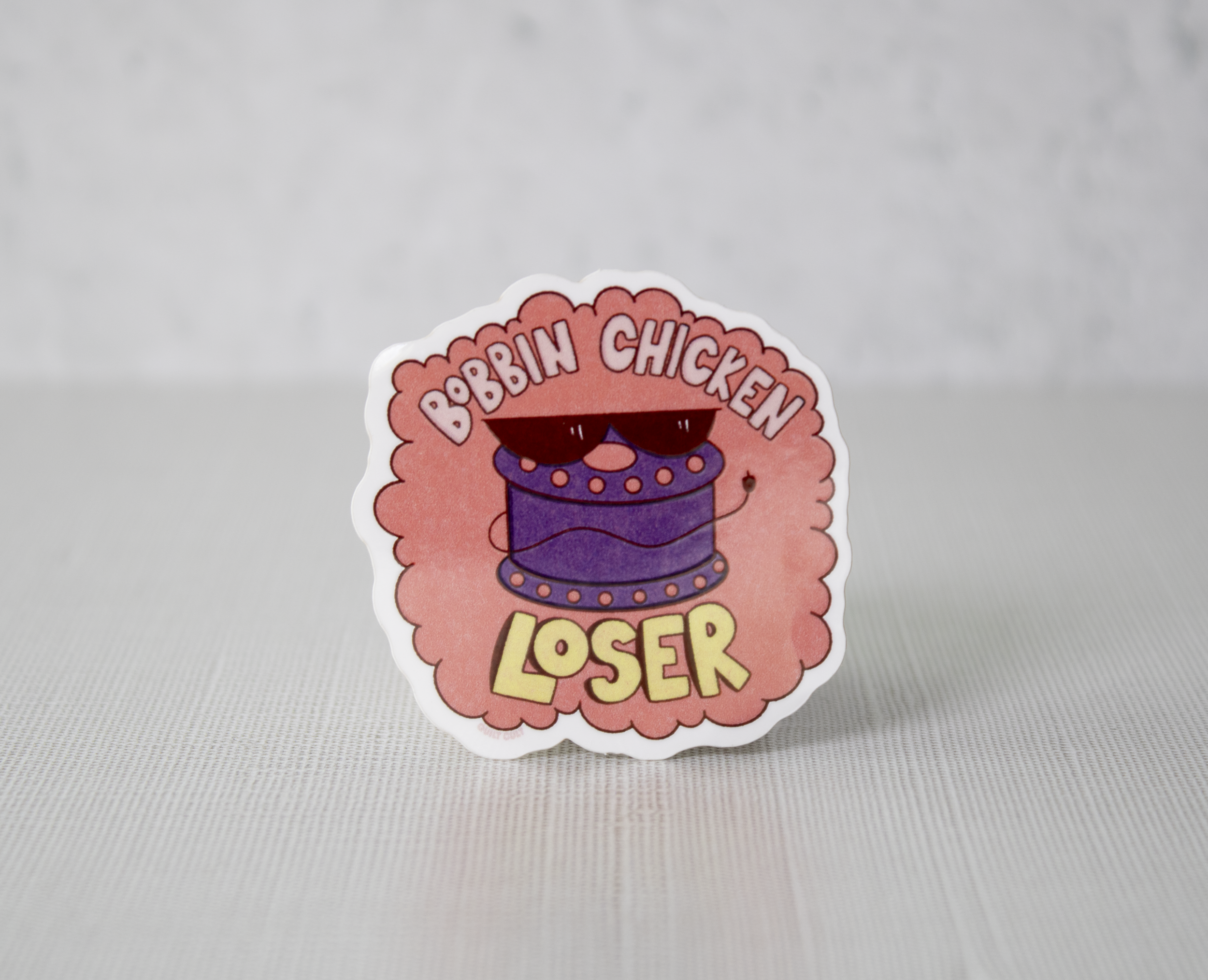 Bobbin Chicken Loser Sticker