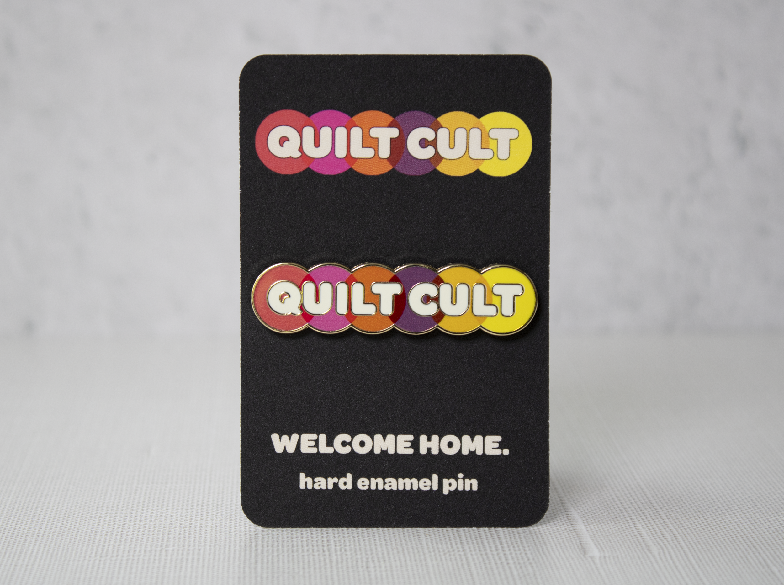 Quilt Cult Emblem Pin