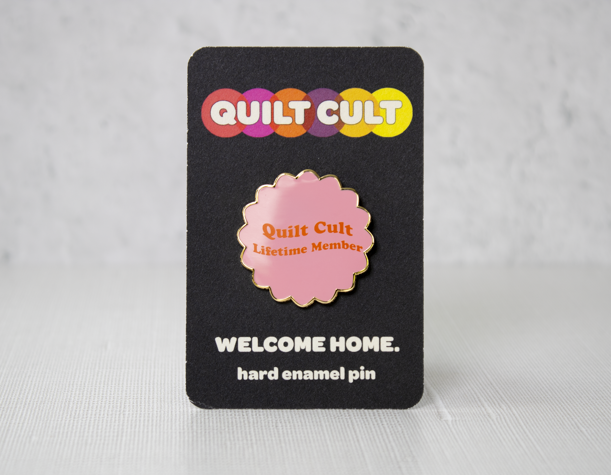 Quilt Cult Lifetime Member Pin