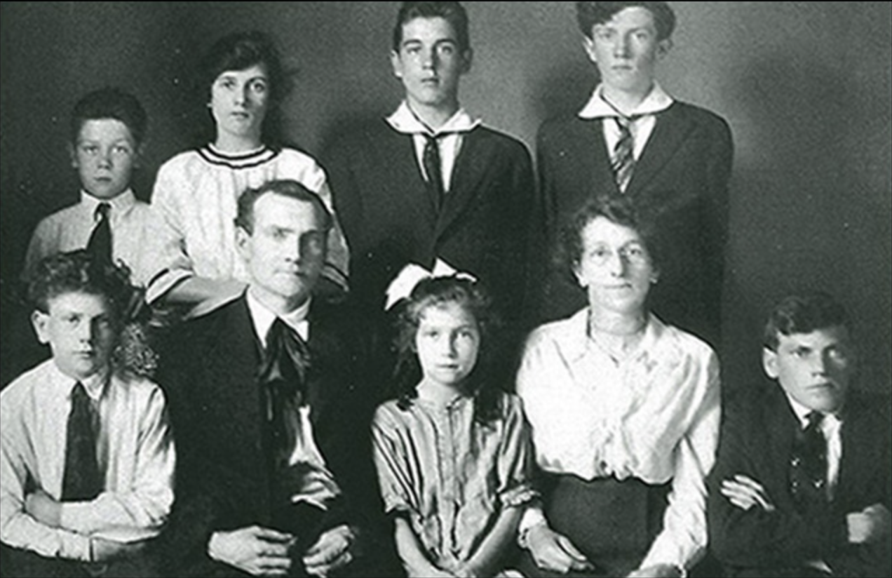 Kiernan Major's 4th Generation (John, seated bottom left) and 5th Generation (Thomas, seated to right of John) Ancestors