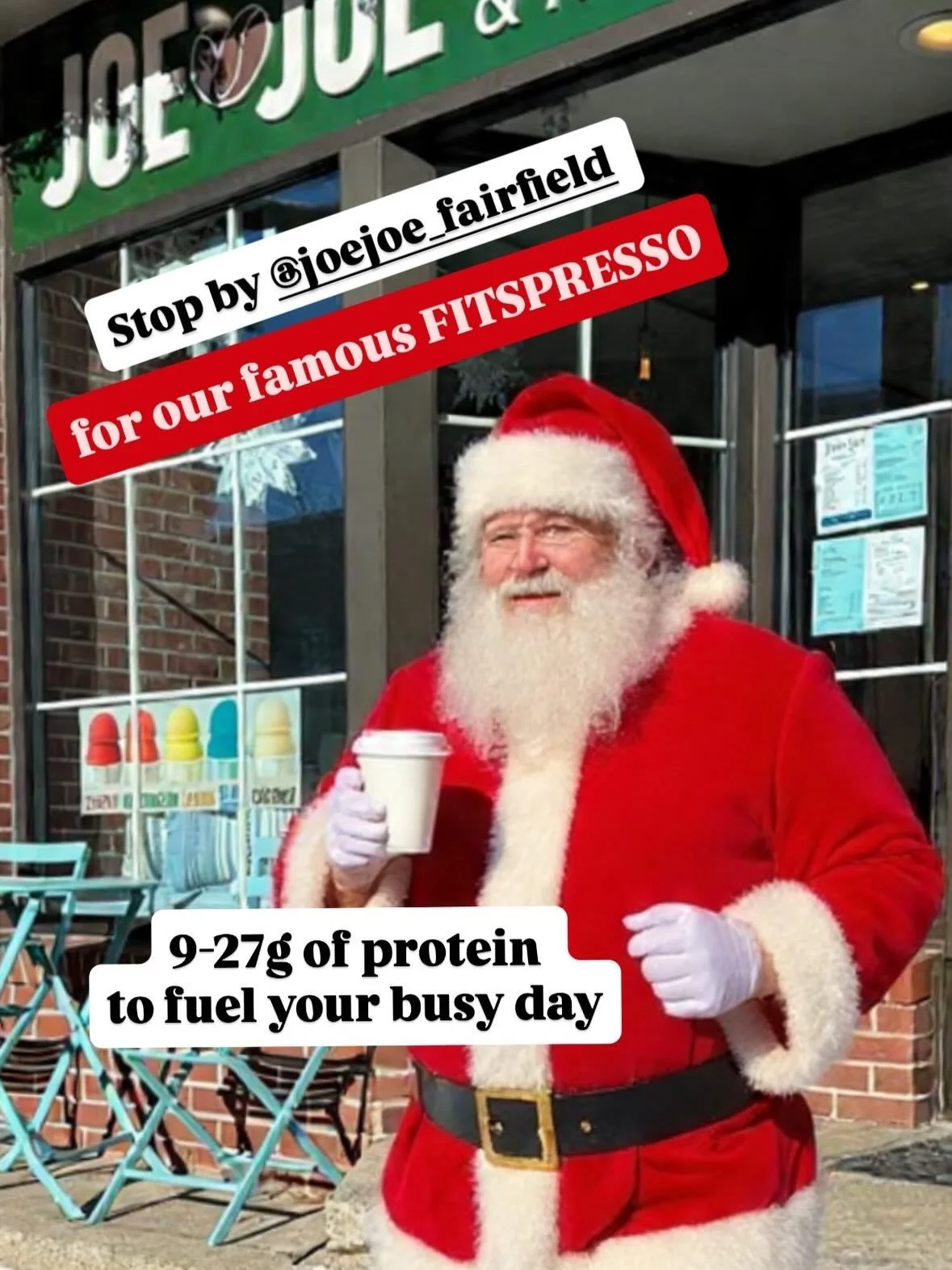 Need an energy boost without the crash?
Our Fitspresso combines rich espresso with protein for clean, steady energy.
Fuel your body. Love your coffee.

#Fitspresso #CleanEnergy #ProteinCoffee #JoeJoeCoffee #FairfieldEats