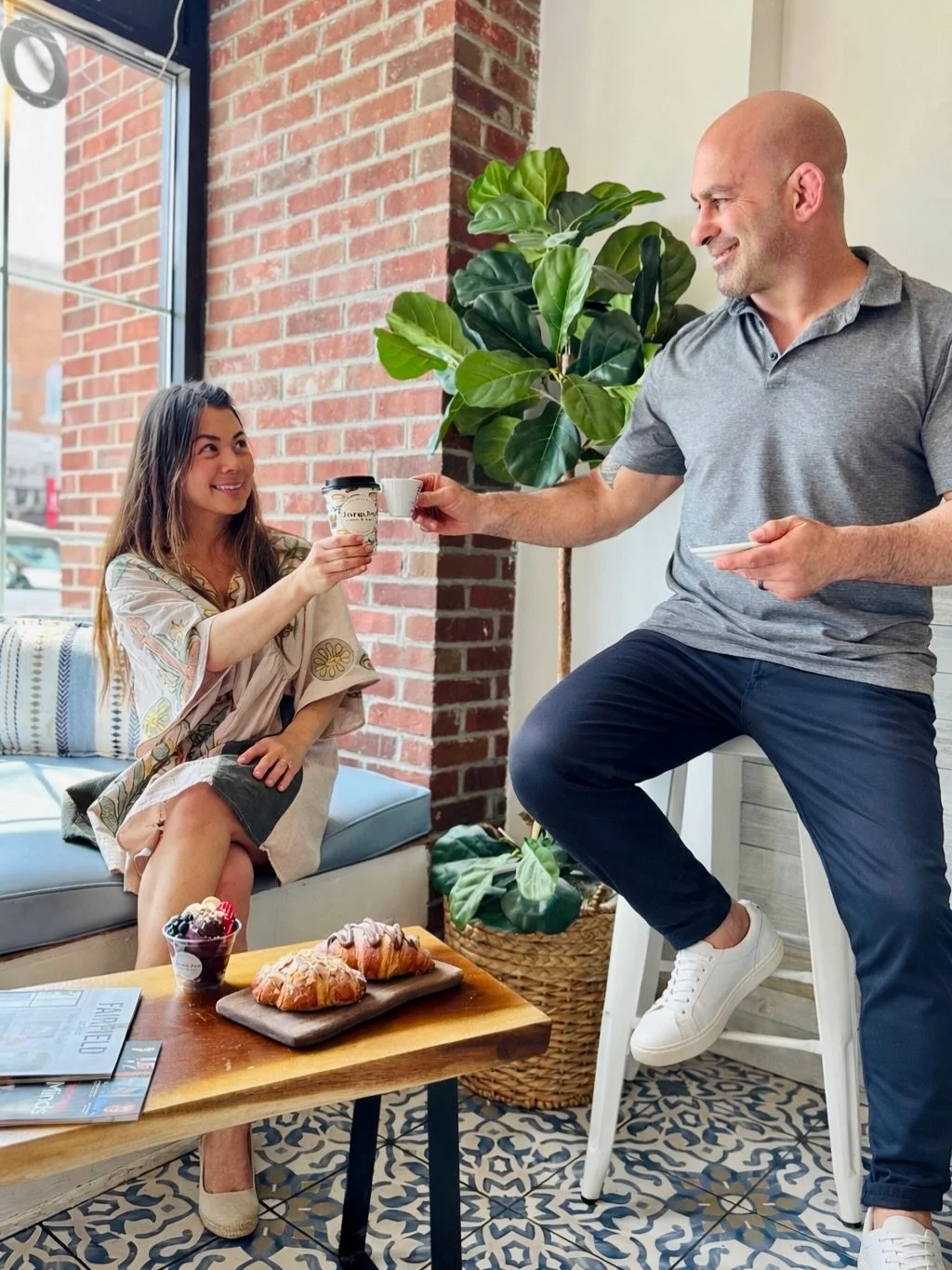 Meet Joe &amp; Sarah. Husband and wife team 🤍

The heart behind JoeJoe Coffee &amp; A&ccedil;a&iacute;.

What started as a local caf&eacute; has grown into something so much more &mdash; a place where the community comes together over coffee, a&cced