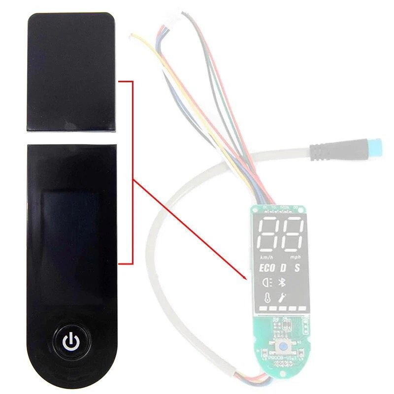Xiaomi Display Cover with Speed Indicator electrical scooters scooter parts electrical xiaomi display cover πατινι3.jpeg