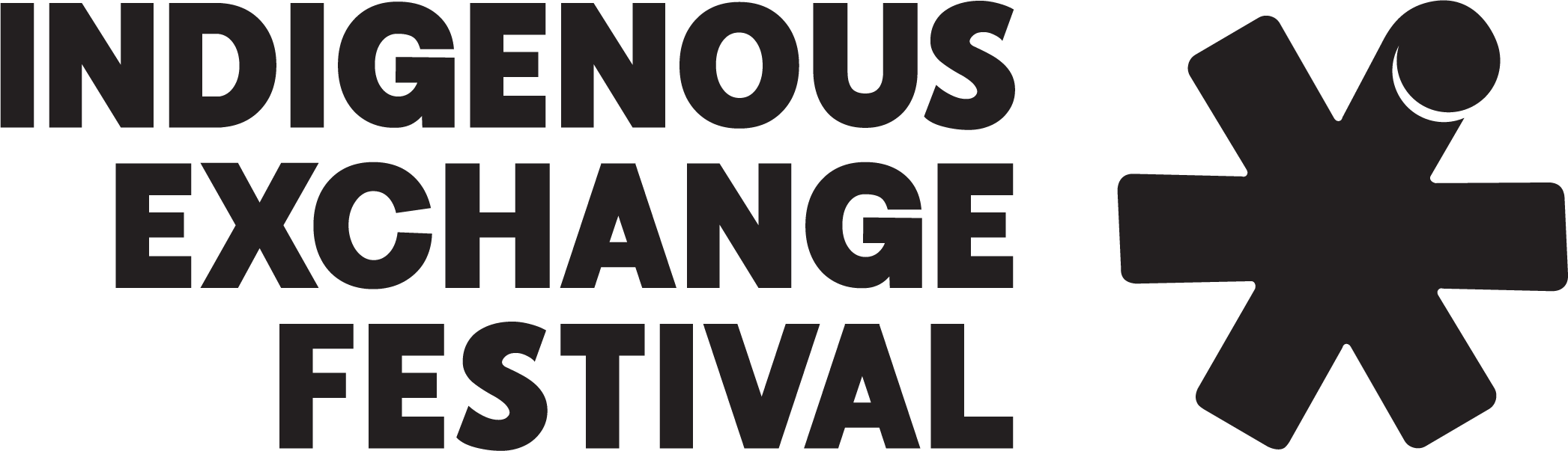 Text reading 'Indigenous Voice Exchange Festival' alongside a stylized logo.