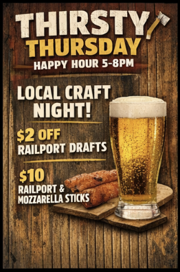 Thursday Happy Hours (Hachie Edition)