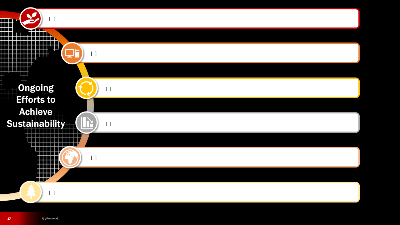 Power Point presentation for a client's sustainability plans. This presentation exemplifies the range one can customize using Power Point's built in tools and assets