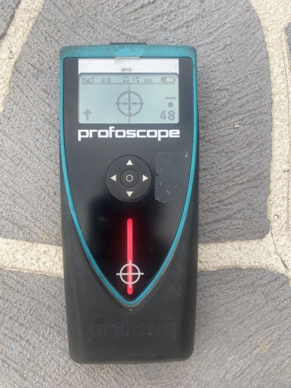 Profoscope cover meter reading 48mm