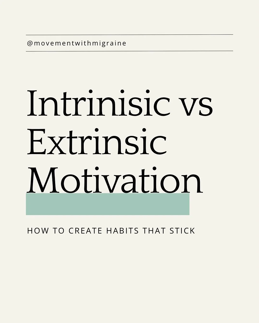 Something I chat about with my clients is figuring out why they want to exercise. Is it for the health benefits? Have they been told to? Do they find it makes them feel better? Is there an activity they enjoy? The science behind motivation is so inte