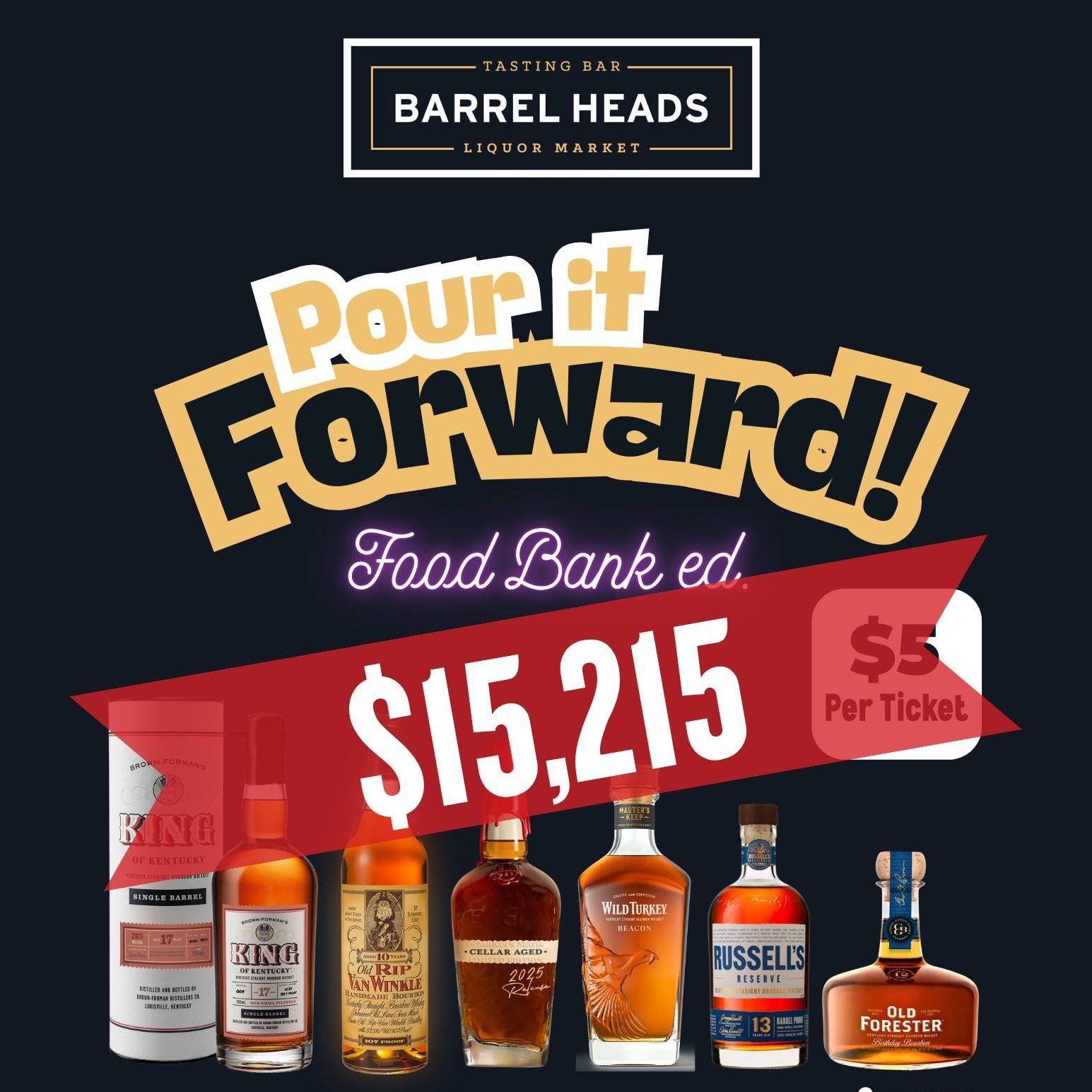 🎉 $15,215 RAISED! THANK YOU! 🎉

Our Pour It Forward: Food Bank Edition fundraiser has officially wrapped up &mdash; and because of YOUR generosity, we raised an incredible $15,215 to support our local food banks this Thanksgiving. ❤️

From the peop