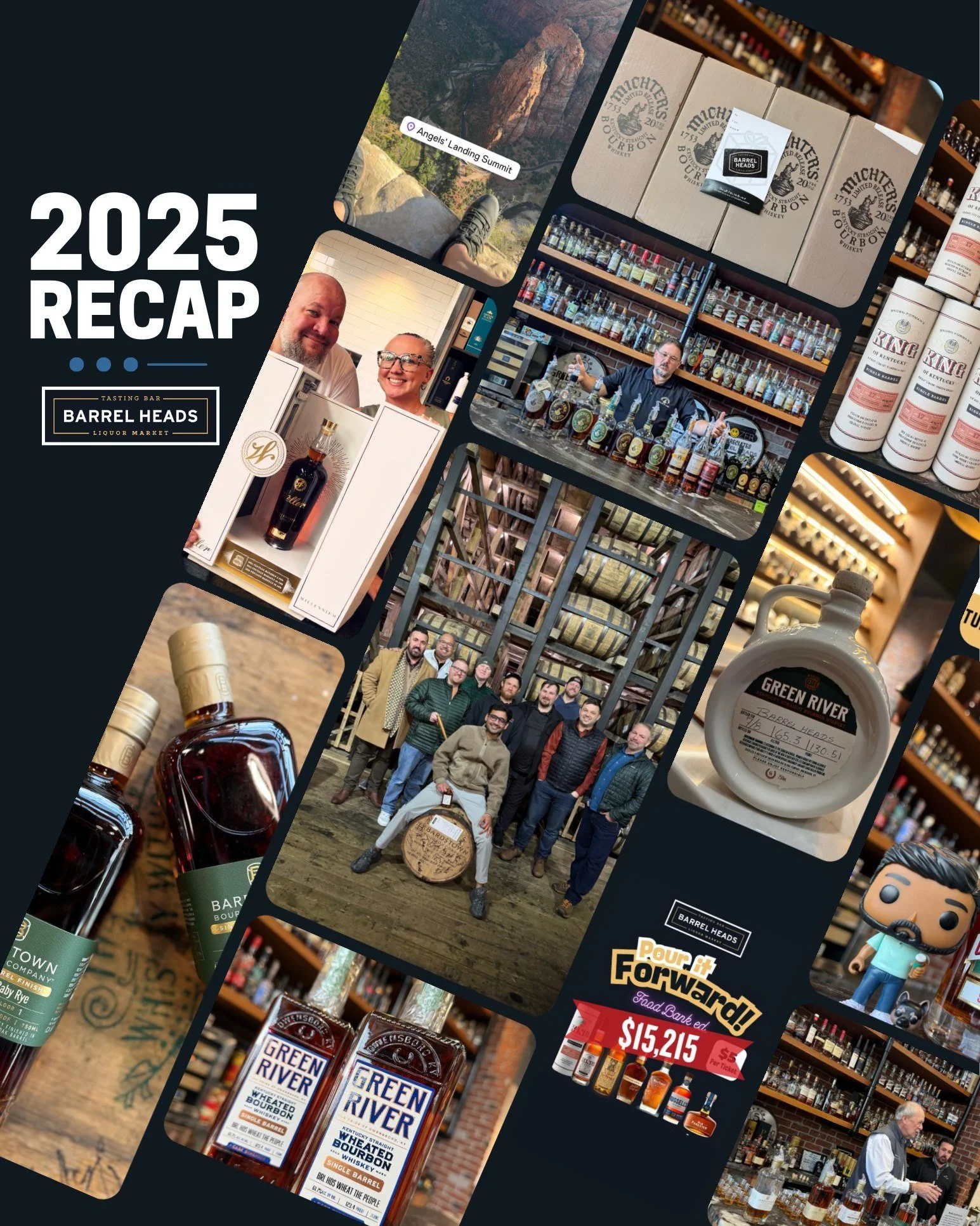 ✨ 2025&hellip; WHAT A YEAR. ✨
As we wrap up another wild ride around the sun, we just want to take a moment to say THANK YOU to every single one of you who made 2025 unforgettable at Barrel Heads. 🥃❤️

From:
🔥 Epic single barrel picks
🥃 Hanging ou
