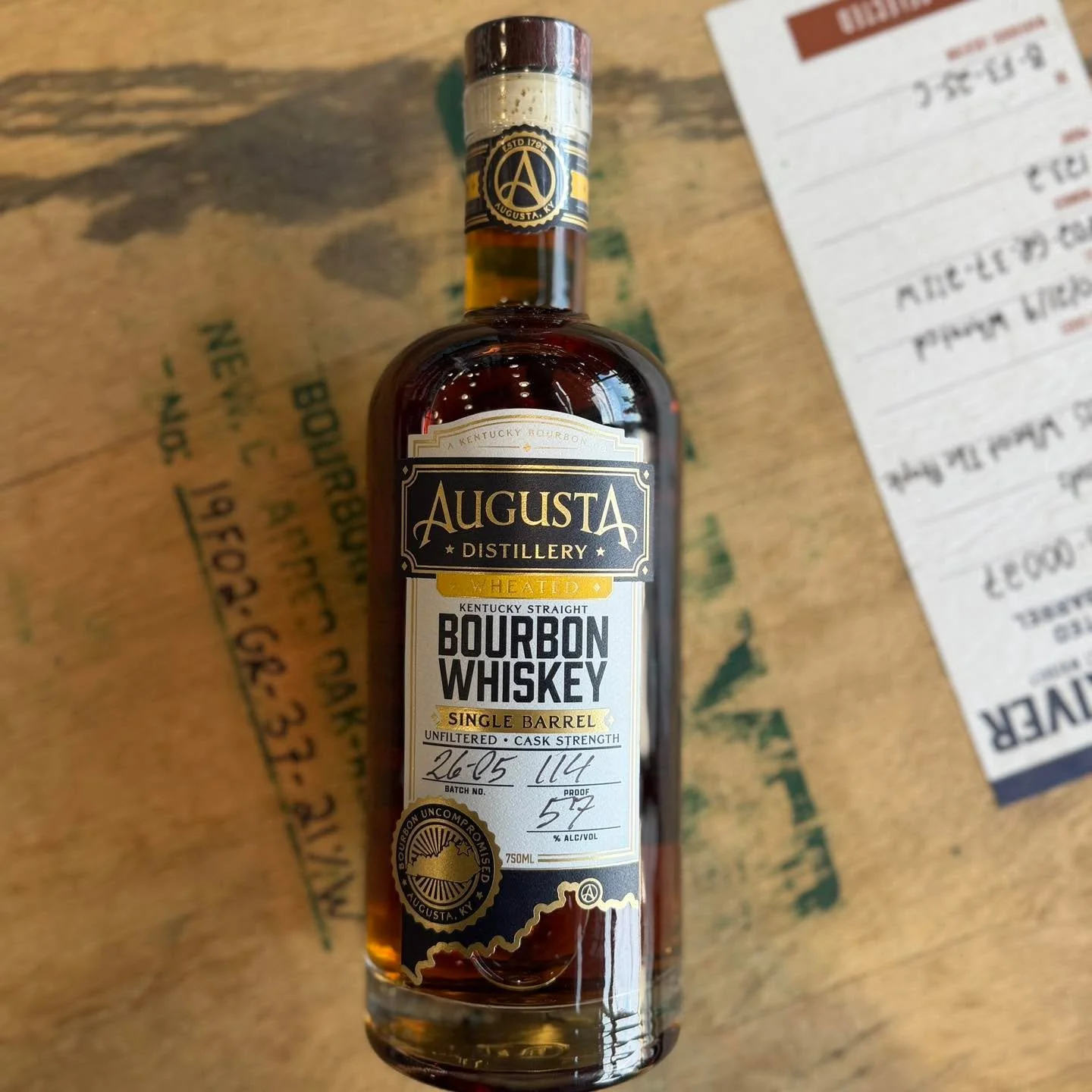 🥃 Augusta Wheated Single Barrel &amp; Small Batch Bourbon now in stock!

Online✅
In-Store✅