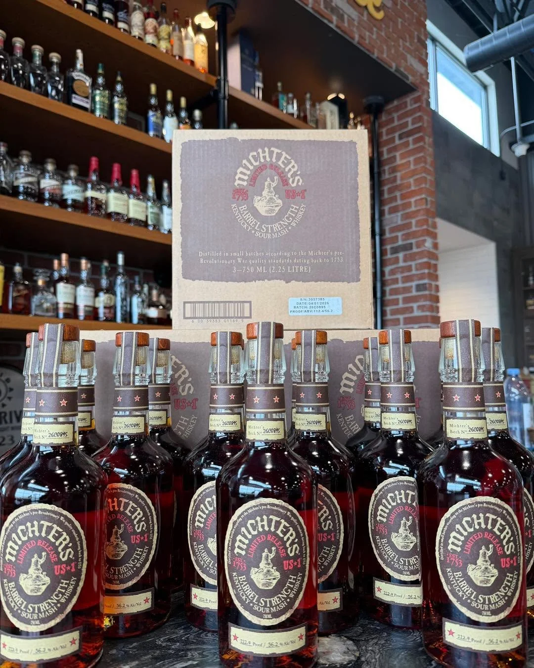 🚨 NEW MICHTER&rsquo;S LIMITED RELEASE 🚨

*BOTTLES NOT FOR SALE YET*

Michter&rsquo;s just released their newest limited release expression:
🥃 Michter&rsquo;s Sour Mash Barrel Strength 🥃

This newest addition joins the barrel strength family along