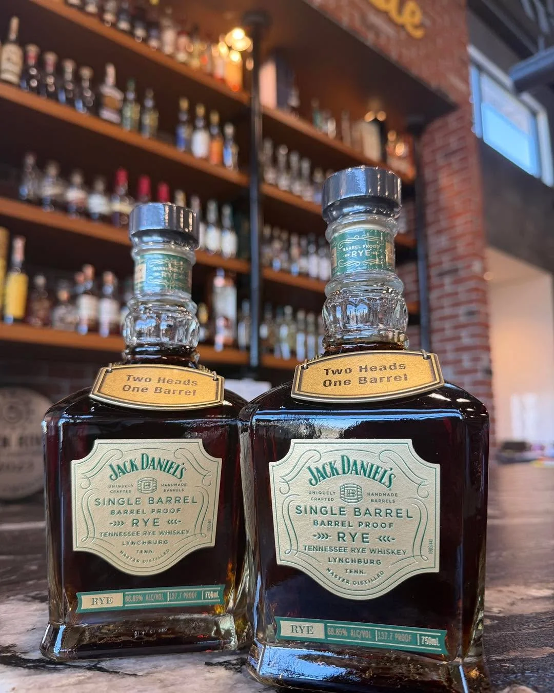 🚨 REMINDER 🚨

Our newest single barrel release drops TODAY at 11AM CST exclusively on barrelheadsowensboro.com 🥃🔥

🔥 Jack Daniel&rsquo;s Barrel Proof Rye 
🔥 &ldquo;Two Heads One Barrel&rdquo; 
🔥 137.7 Proof

⚠️ ONLY 50 BOTTLES AVAILABLE ⚠️

Th