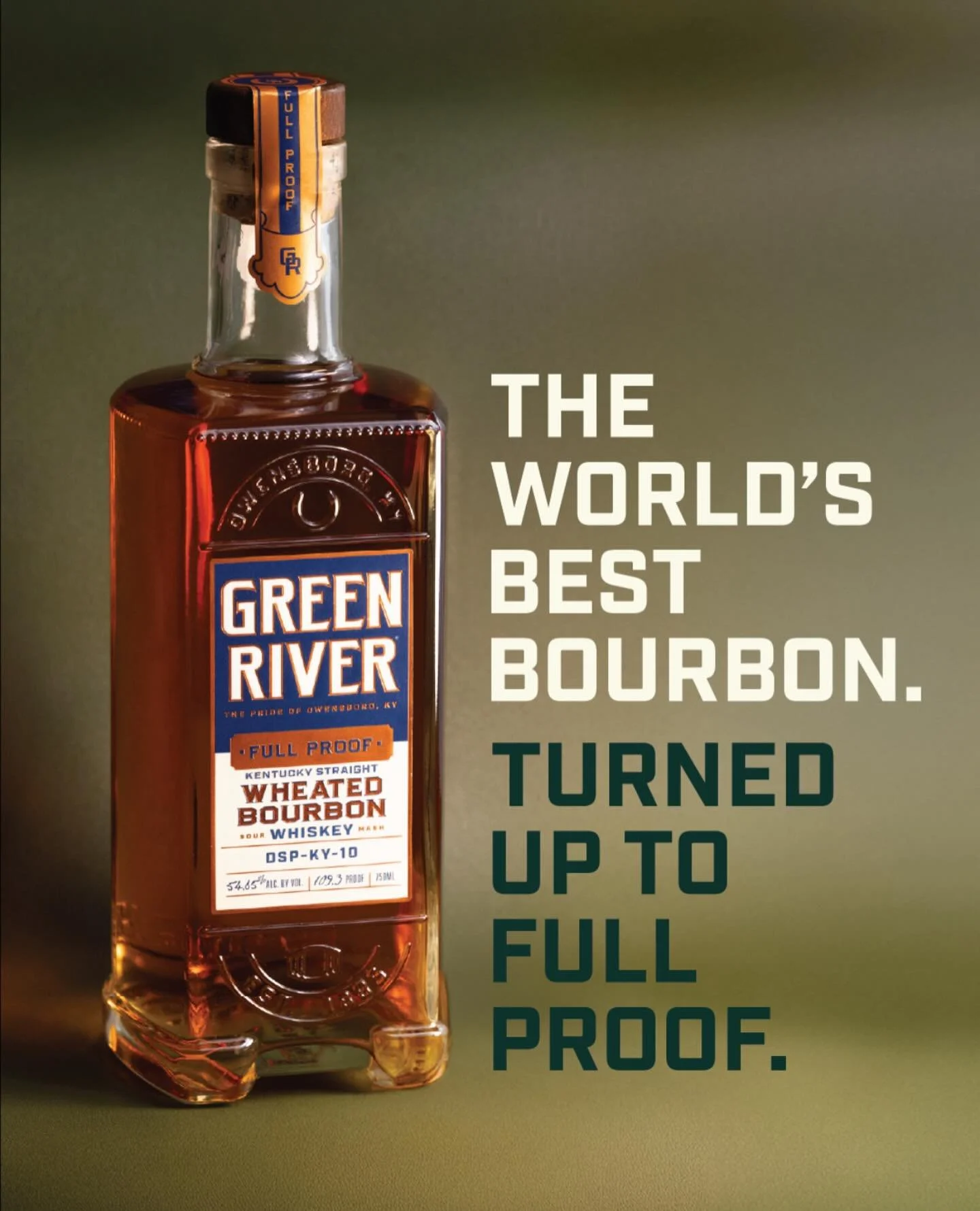 GREEN RIVER WHEATED FULL PROOF ( 3 BOTTLE SPECIAL )