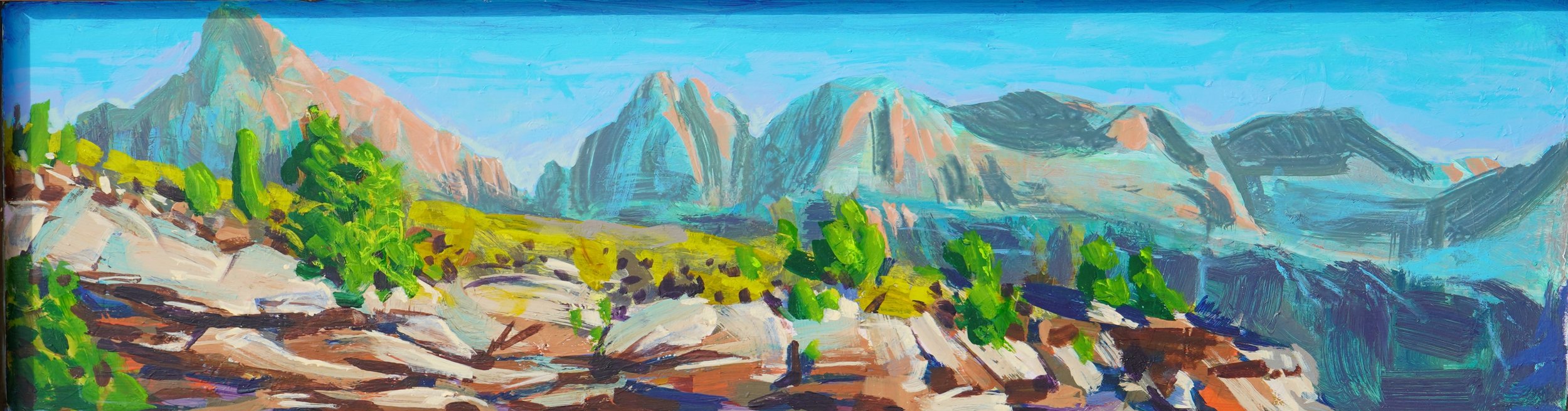 "Torrey 3" Acrylic on board