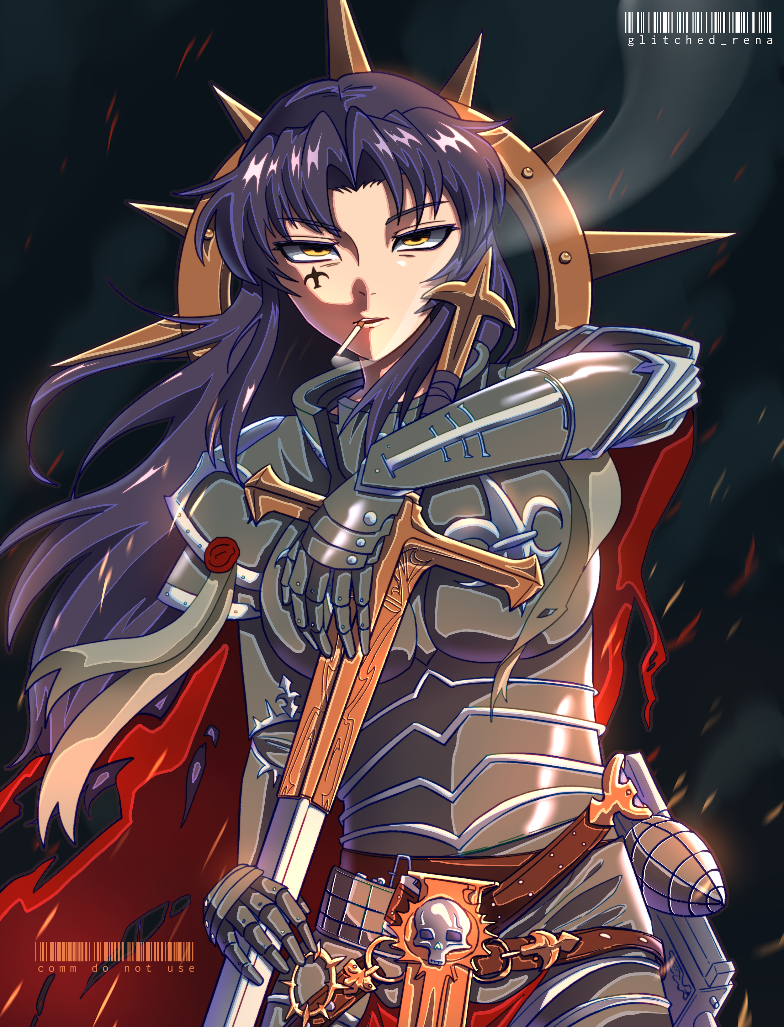 Illustration of Revy for a client

Software: Clip Studio Paint