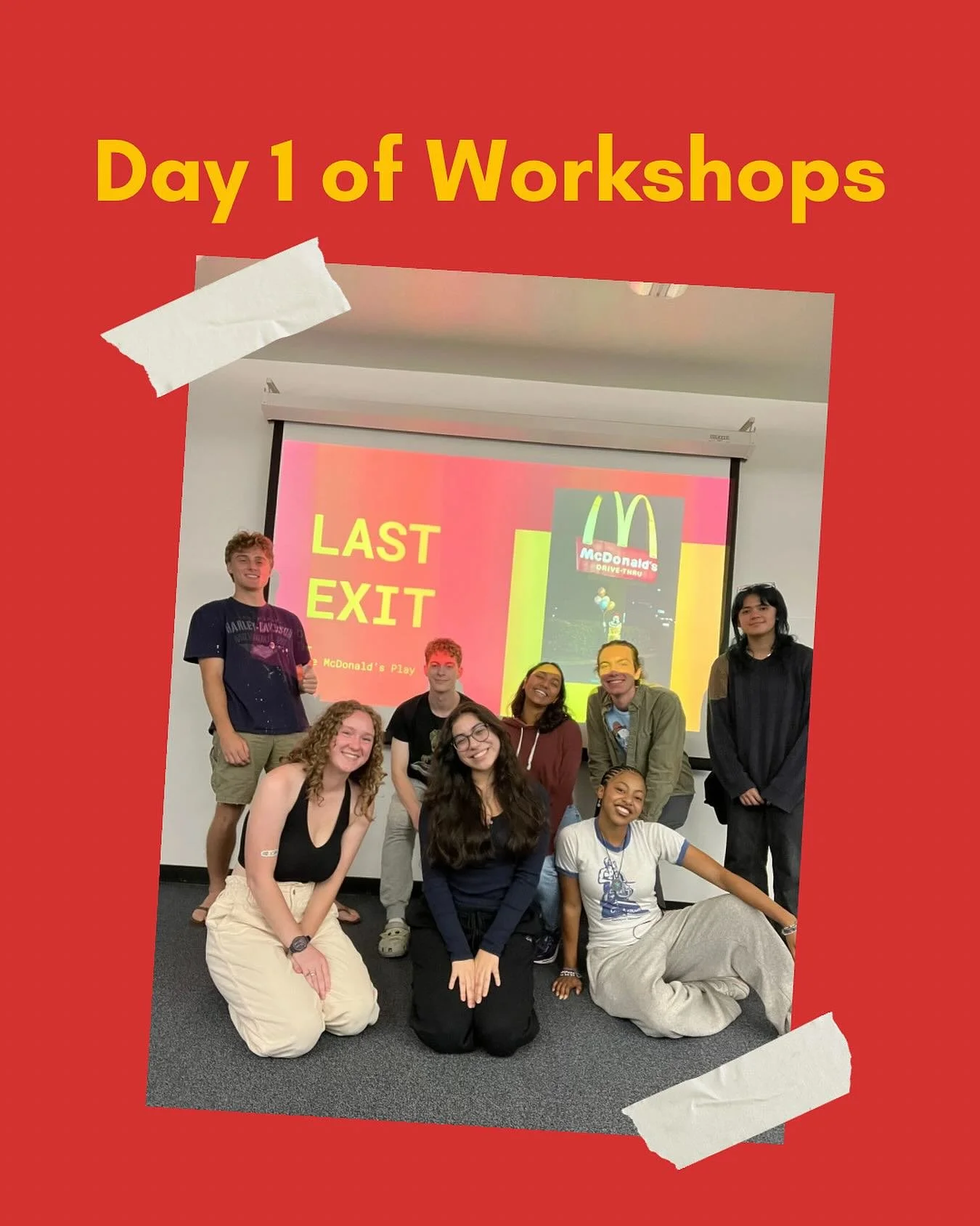 Workshops for LAST EXIT kicked off on Sunday!  Keep an eye out on our instagram over the next few weeks as we introduce our super cool cast and creative team&hellip;👀

Want to attend an informal workshop of the play and impact the development proces