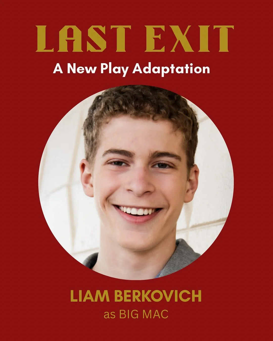 Introducing @liaaaamb as Big Mac!

&ldquo;I love new works development, I also love Karli and her writing. The combination of the two compelled me to play the role of Big Mac. This is a very relevant play that encompasses many demographics and disgui