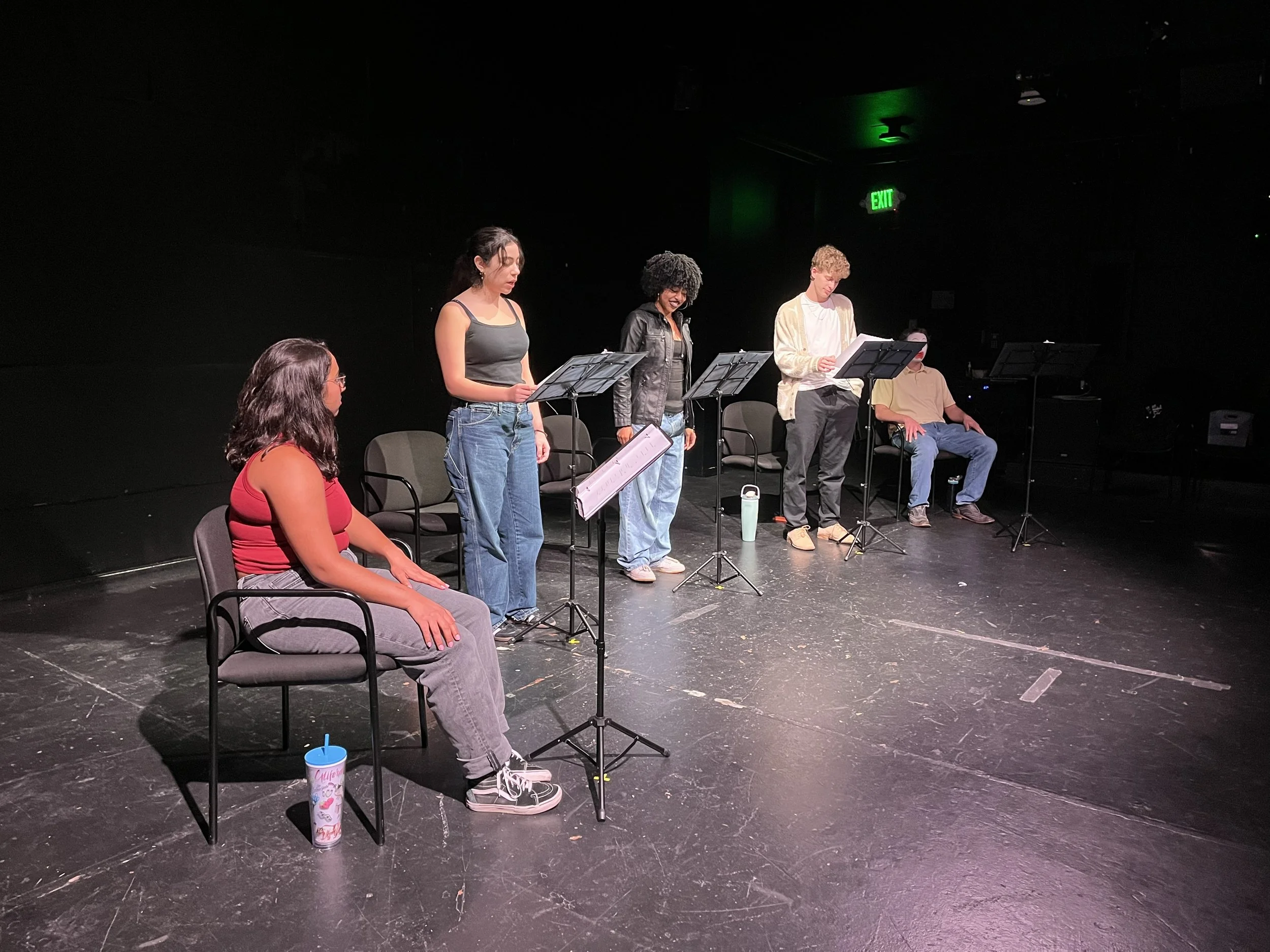 The cast of LAST EXIT