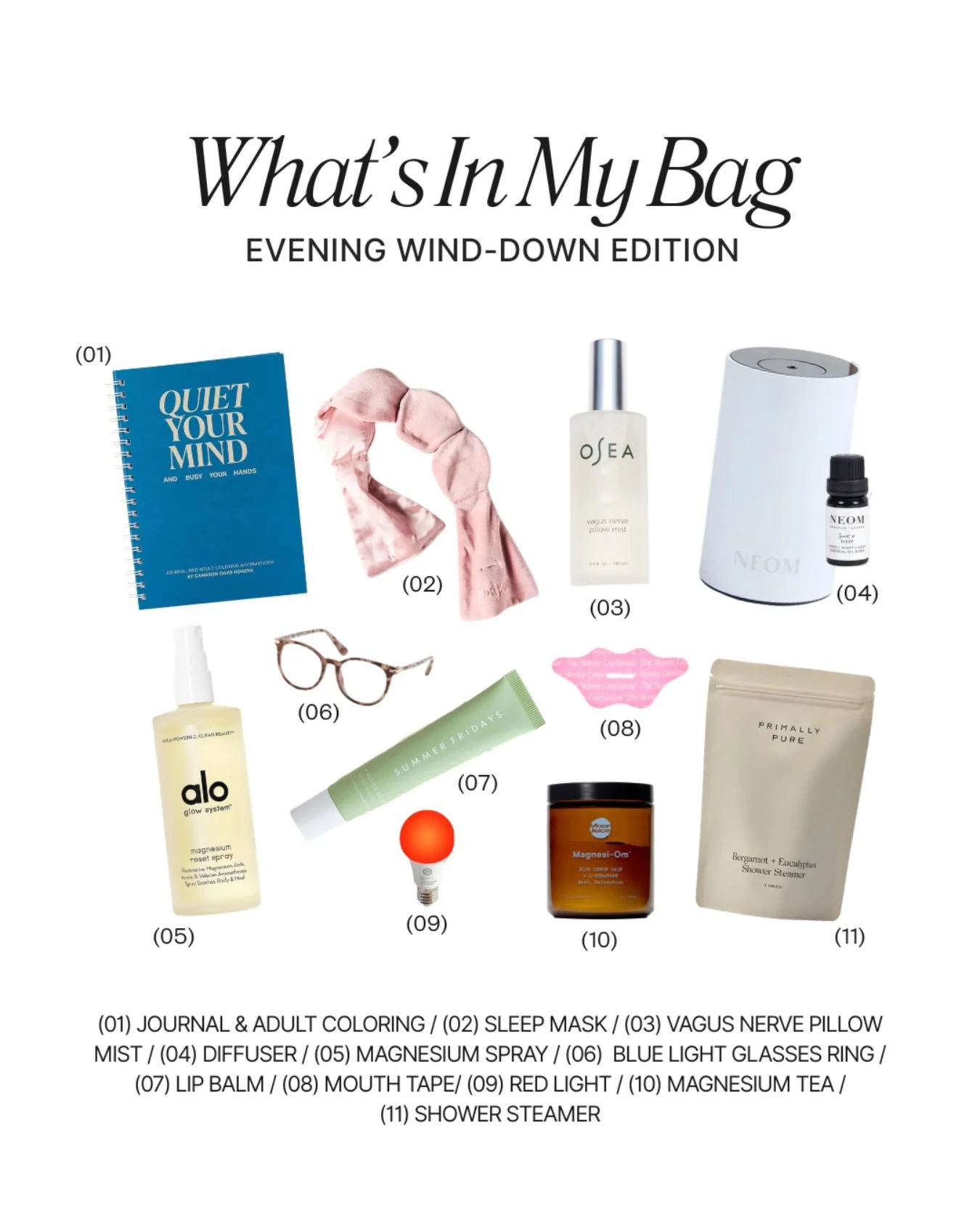 POV: The day is finally over and you&rsquo;re ready to unwind.

Having a few small rituals nearby can help create a transition from the busyness of the day into a slower, more grounded evening.

Here are a few of my favorite things to reach for when 