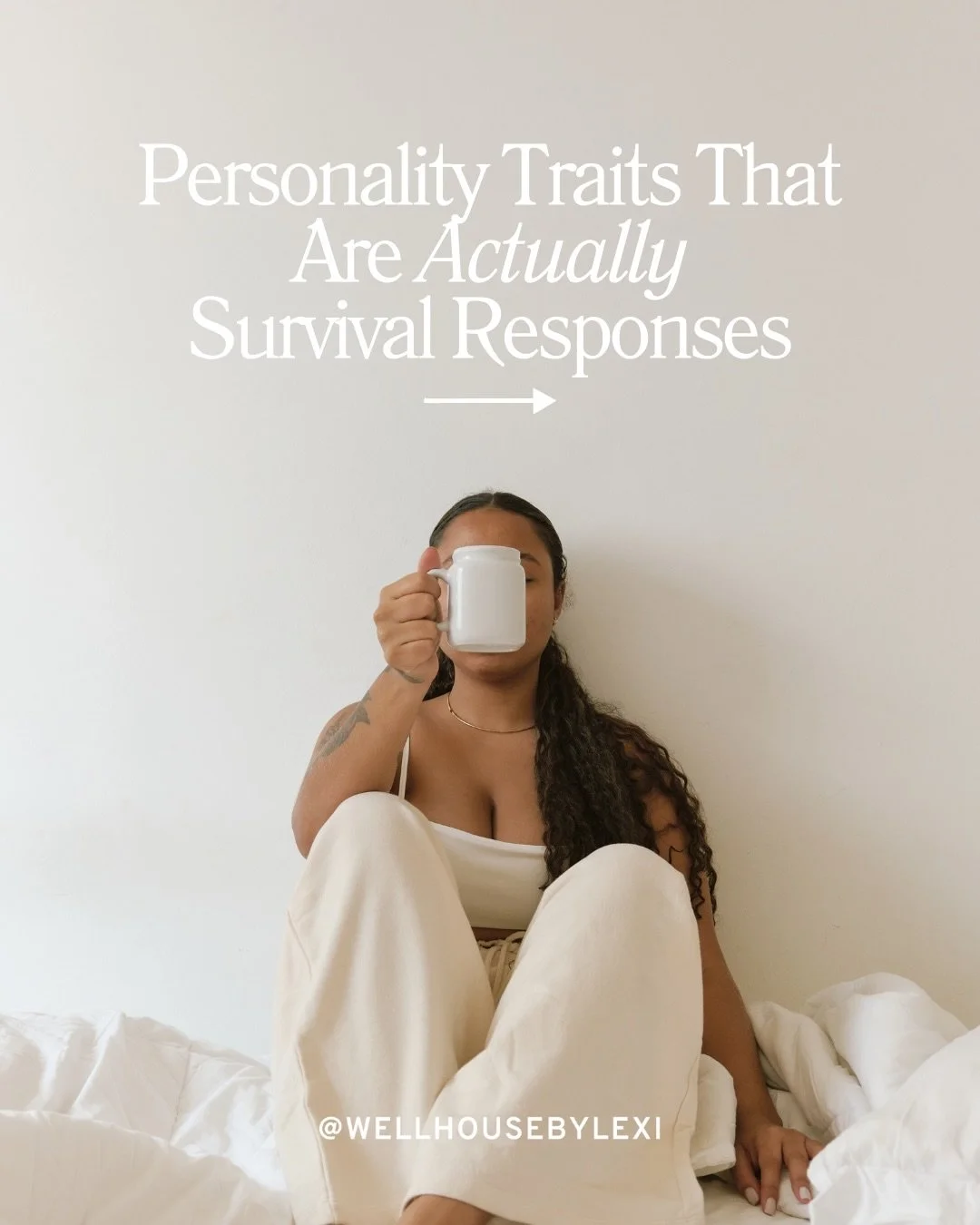 One of the hardest parts about survival patterns is that they can look a lot like personality traits.

They can look like being super easygoing, mature, self-aware, or independent - so much so that they just feel like who you&rsquo;ve always been.

B