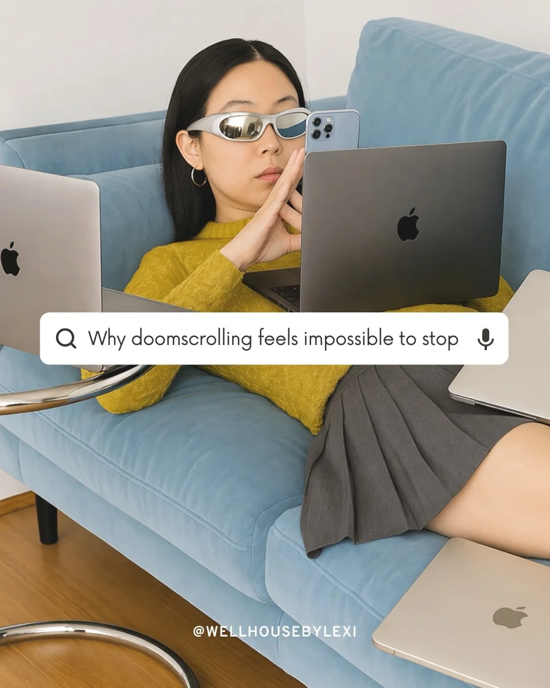 Doomscrolling can be easy to judge &amp; so hard to stop.

From the outside, it can look like procrastination, laziness, or &ldquo;just being on your phone too much.&rdquo; But it&rsquo;s typically your brain looking for the quickest way out of disco