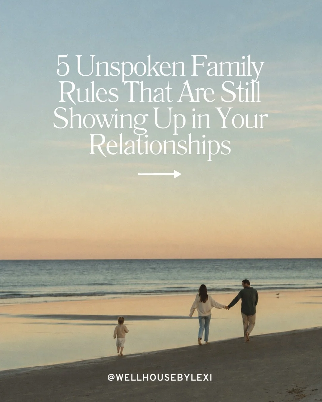 The family rules we grow up with have a way of following us into adulthood.

Don&rsquo;t upset anyone. 
Don&rsquo;t be too much. 
Don&rsquo;t bring it up. 
Keep it together. 
Make everyone proud.

You didn&rsquo;t choose your family rules, but you ca