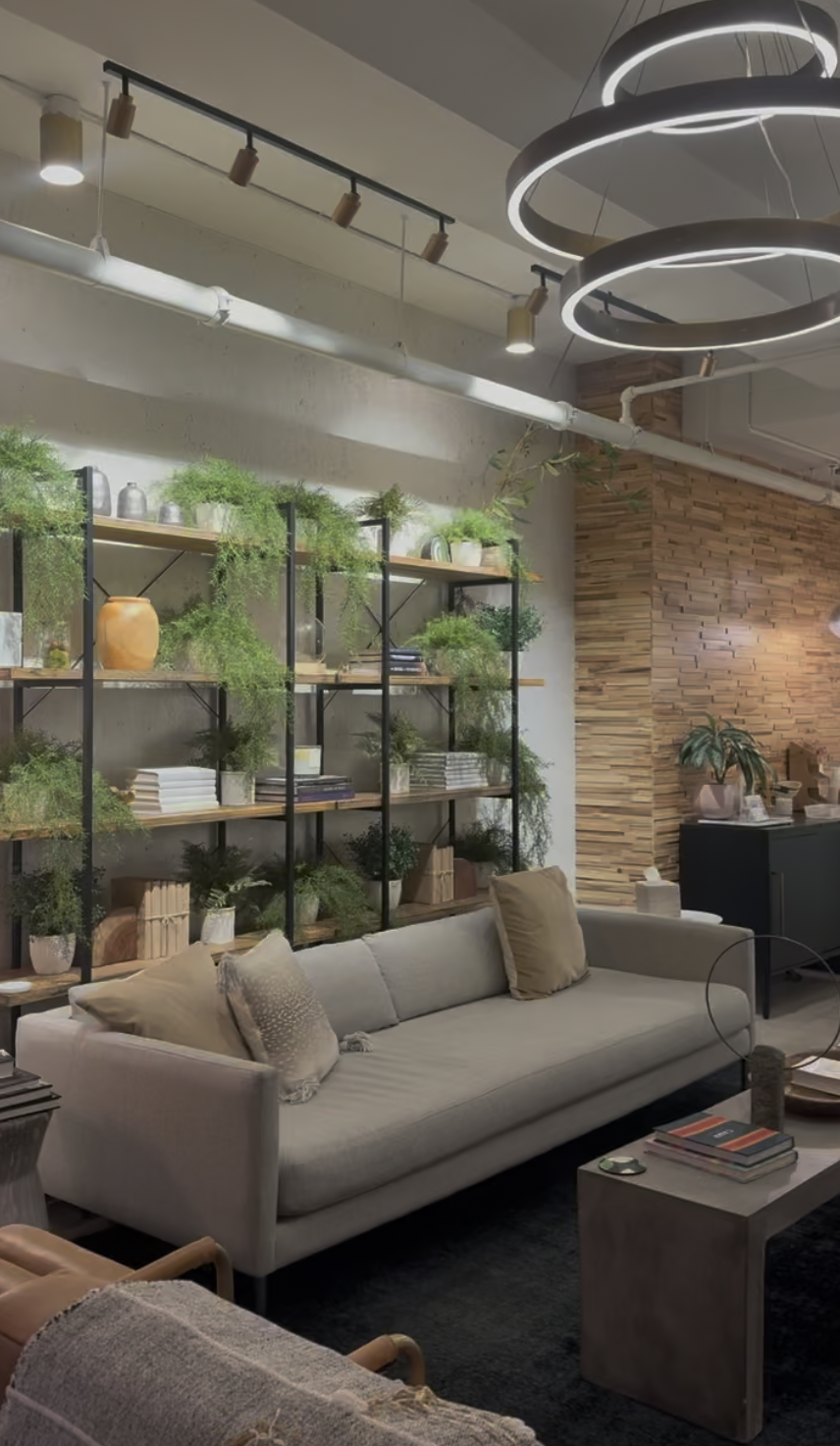 Waiting area at the Wellhouse Financial District office
