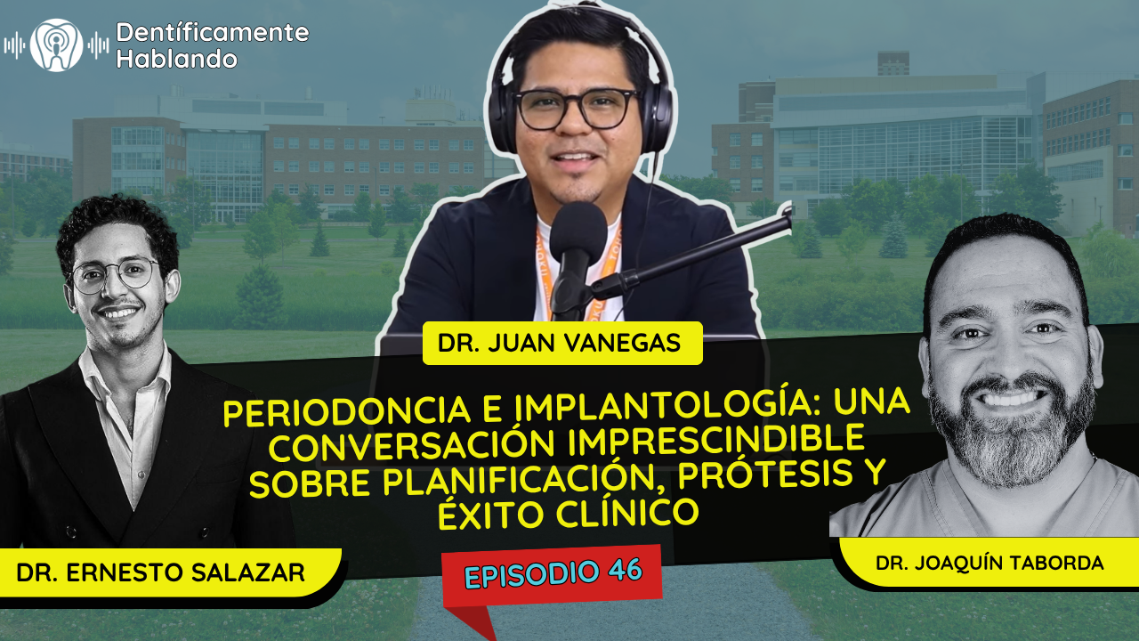 Periodoncia e implantología: una conversación sobre planificación, prótesis y éxito clínico.